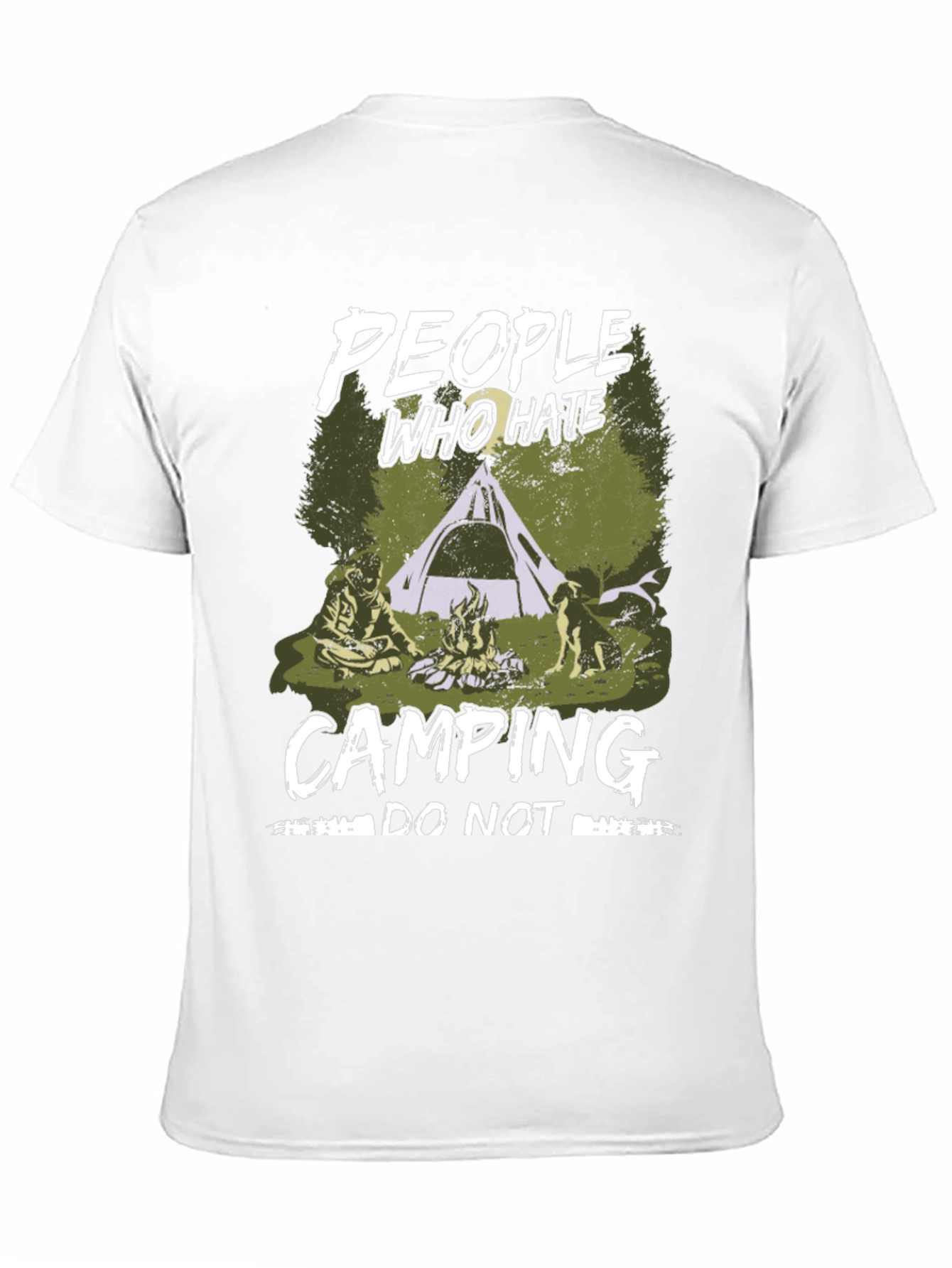 People Who Hate Camping Graphic T-Shirt