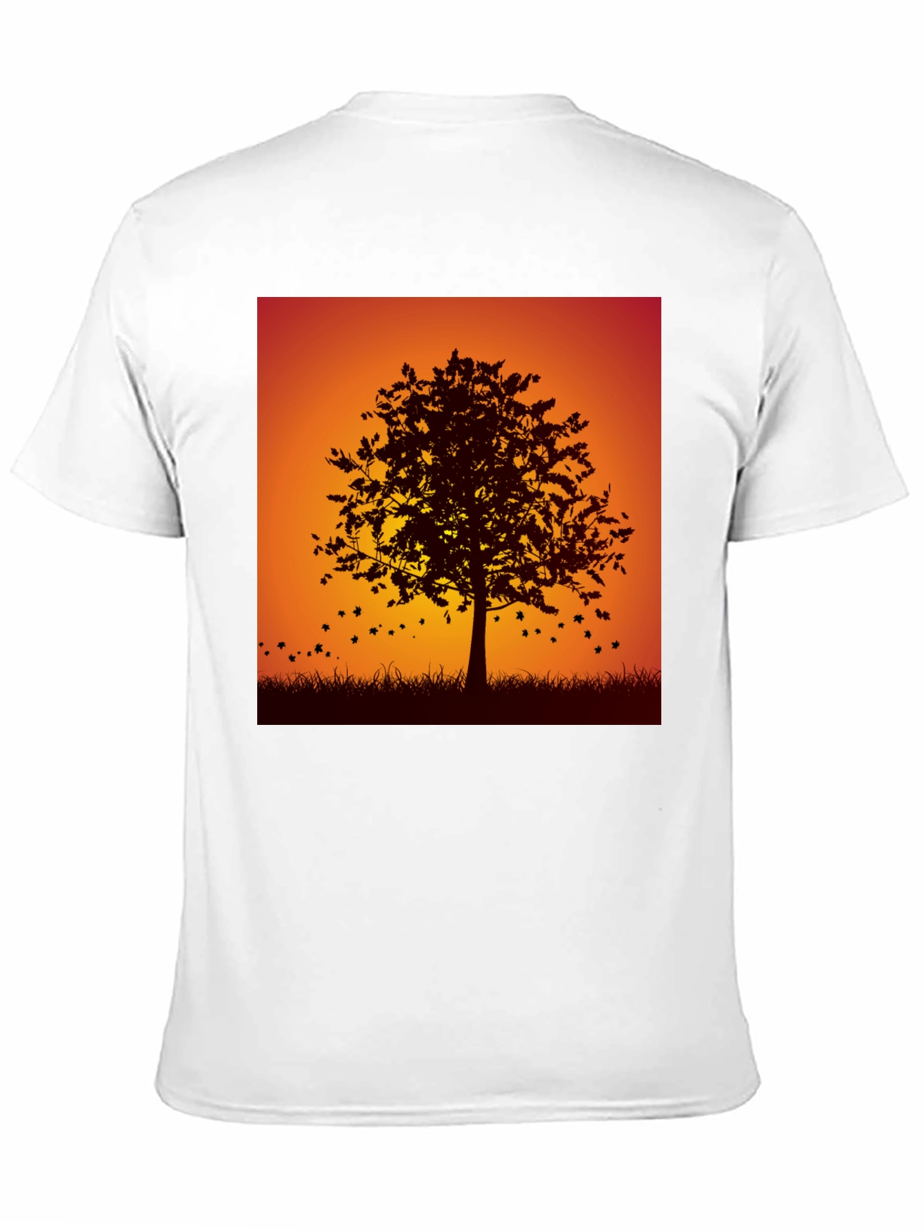 Autumn Tree Graphic Black Tee