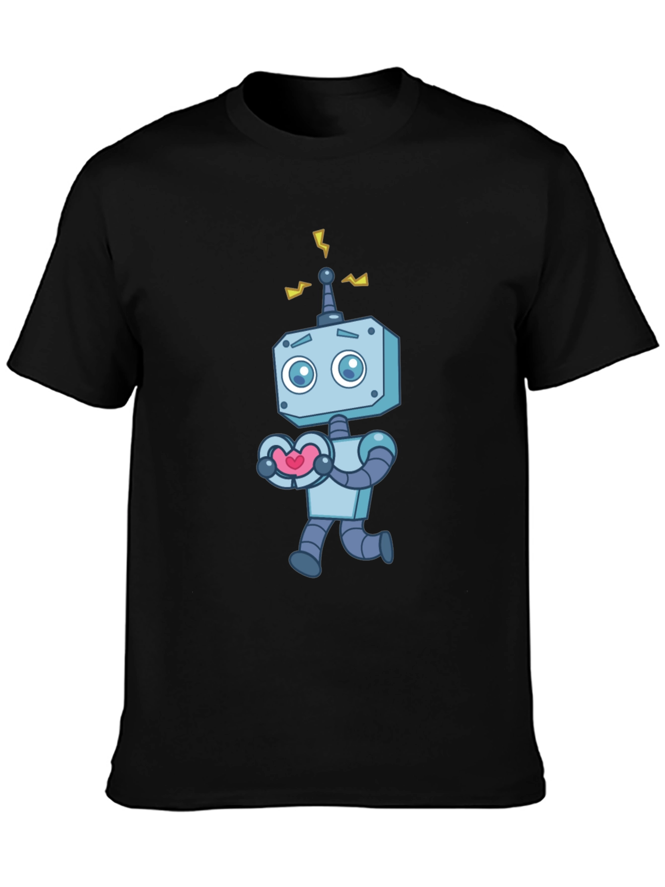 Robot Heart T-Shirt - Quirky Graphic Tee