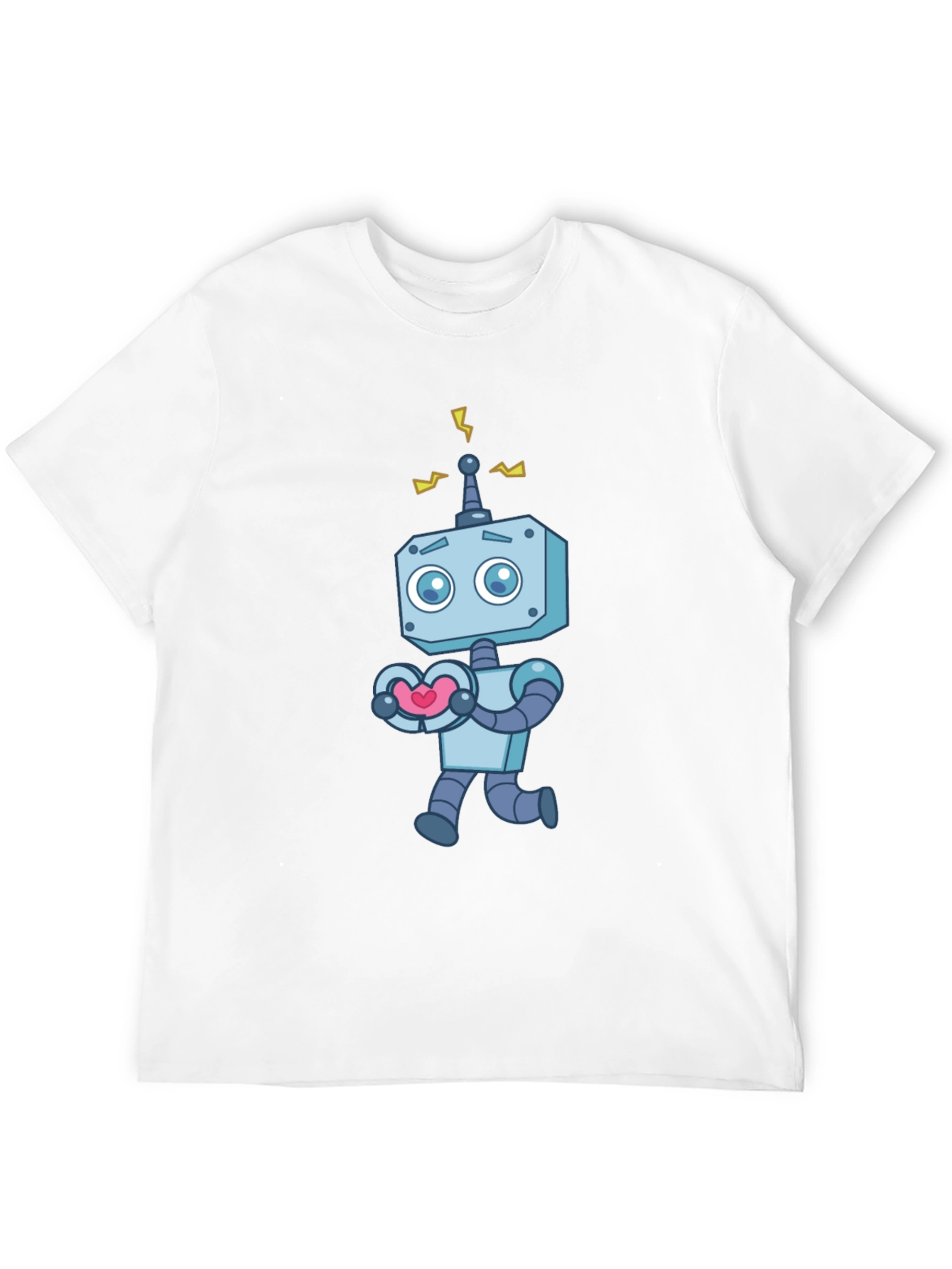 Robot Heart T-Shirt - Quirky Graphic Tee