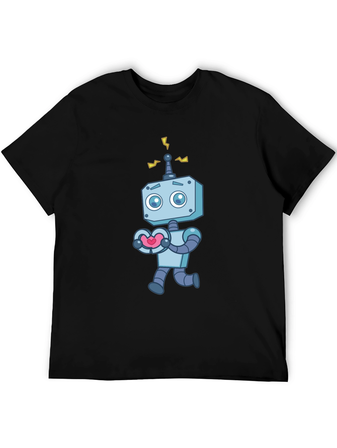 Robot Heart T-Shirt - Quirky Graphic Tee