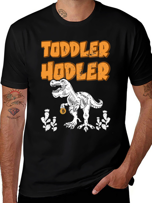 Toddler Hodler Bitcoin Dinosaur T-Shirt