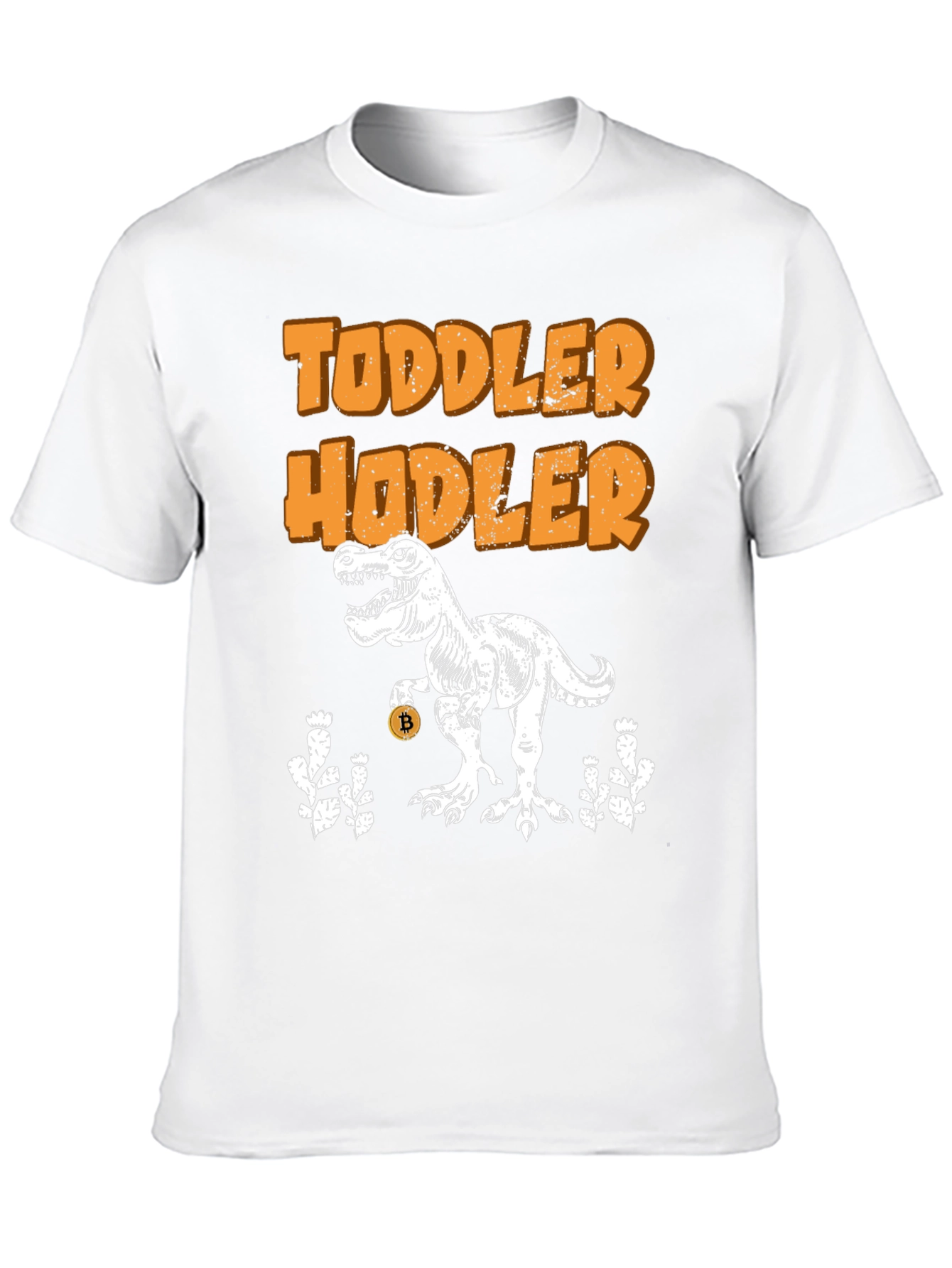 Toddler Hodler Bitcoin Dinosaur T-Shirt