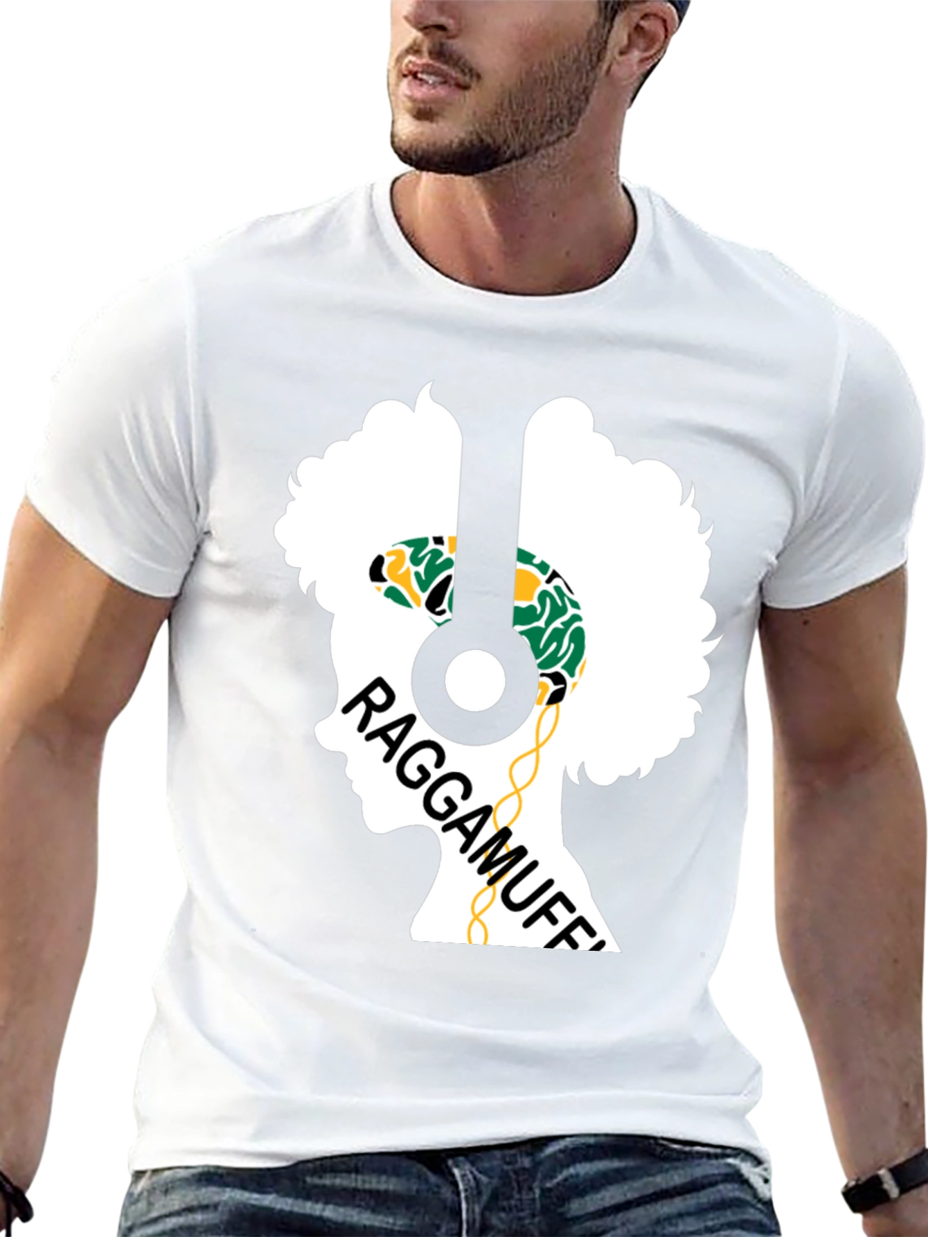 Raggamuffin Headphones Graphic Tee - Unisex