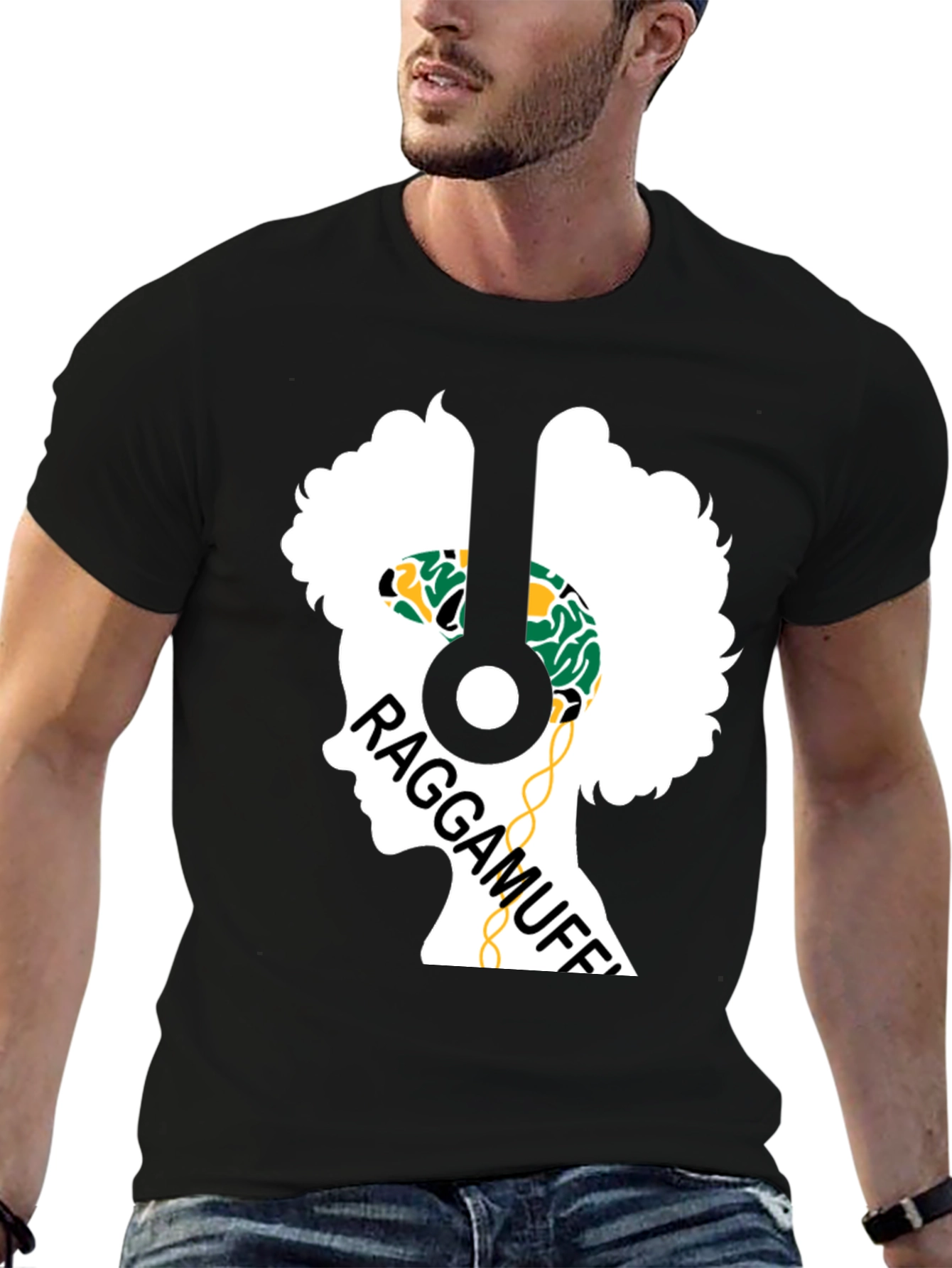 Raggamuffin Headphones Graphic Tee - Unisex
