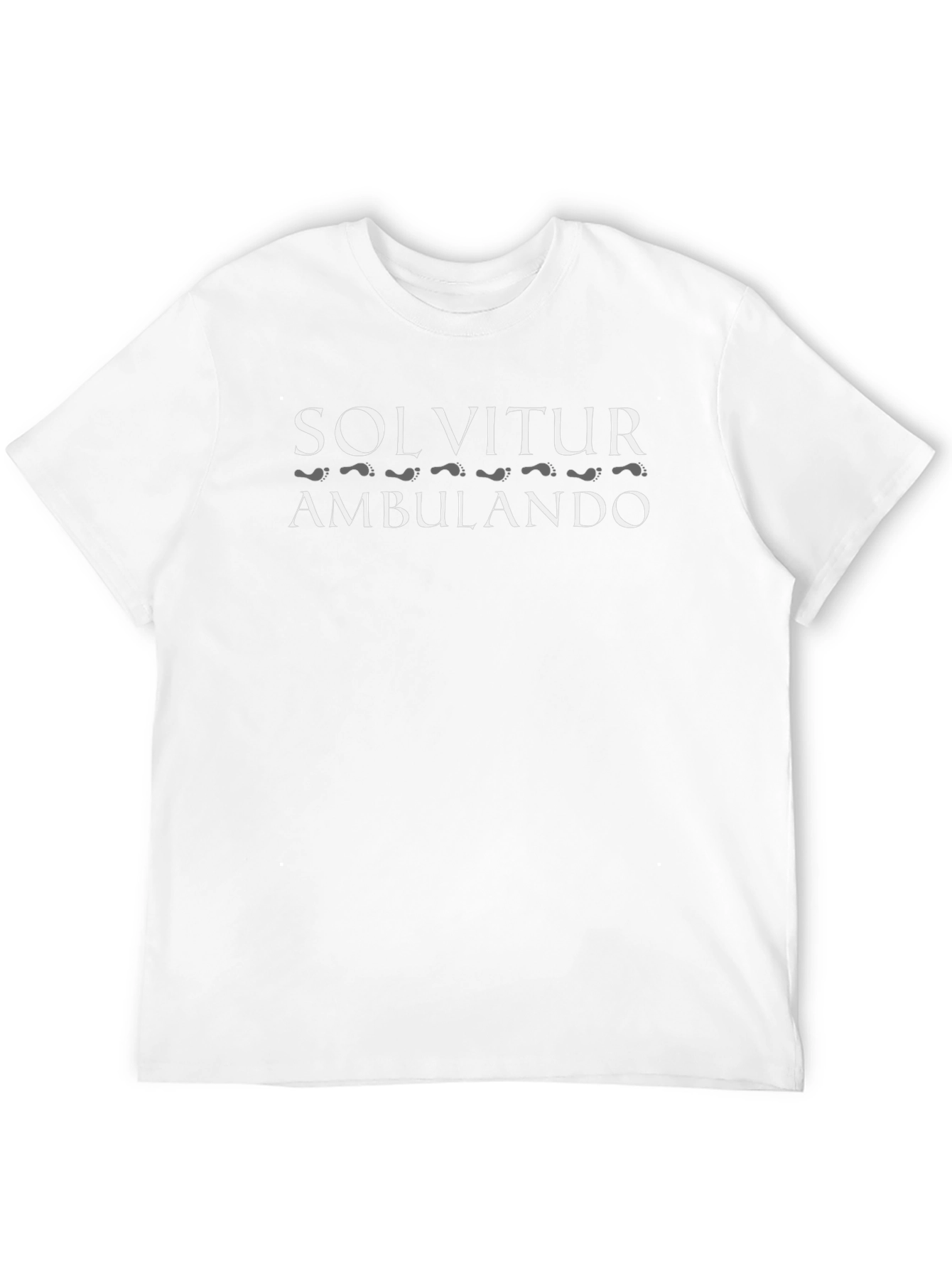 Solvitur Ambulando T-Shirt: Latin Phrase Tee