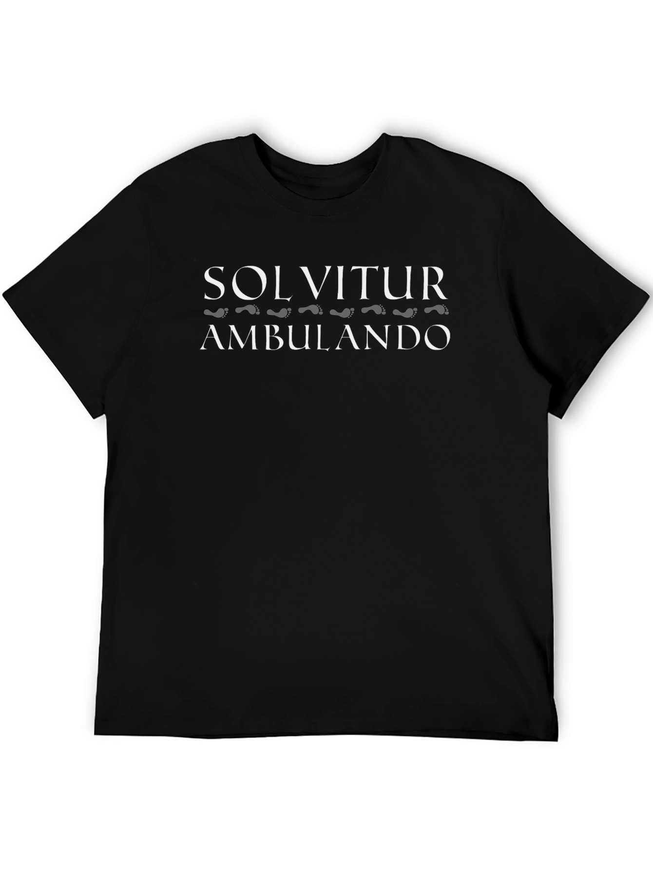 Solvitur Ambulando T-Shirt: Latin Phrase Tee