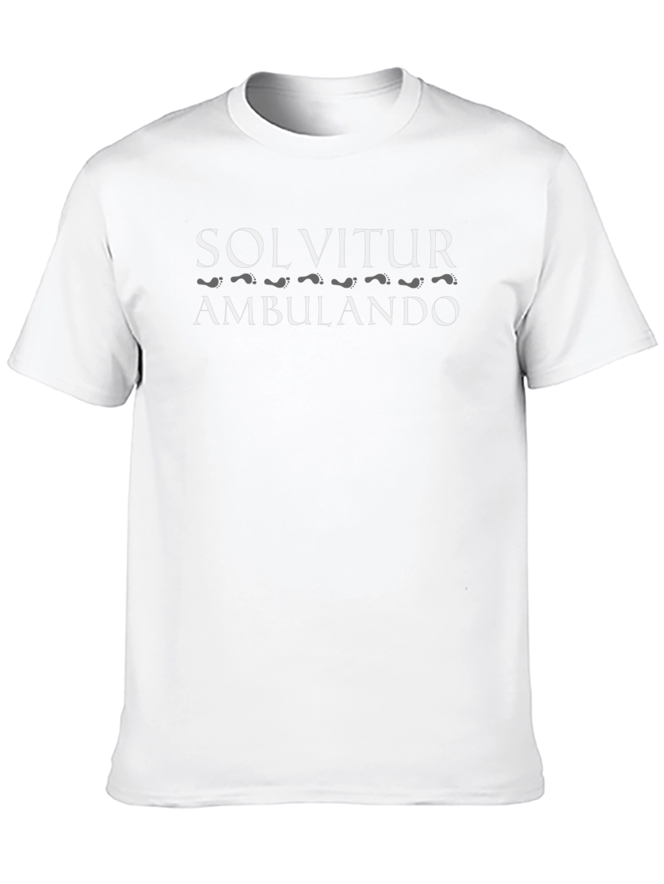 Solvitur Ambulando T-Shirt: Latin Phrase Tee