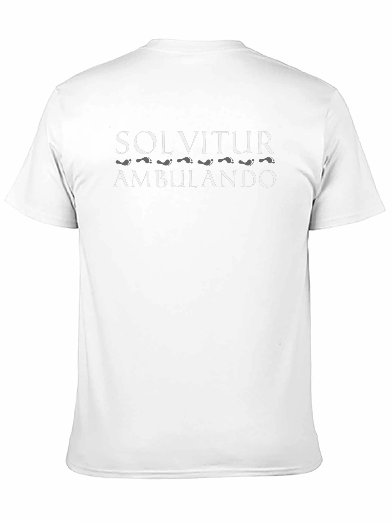 Solvitur Ambulando T-Shirt: Latin Phrase Tee