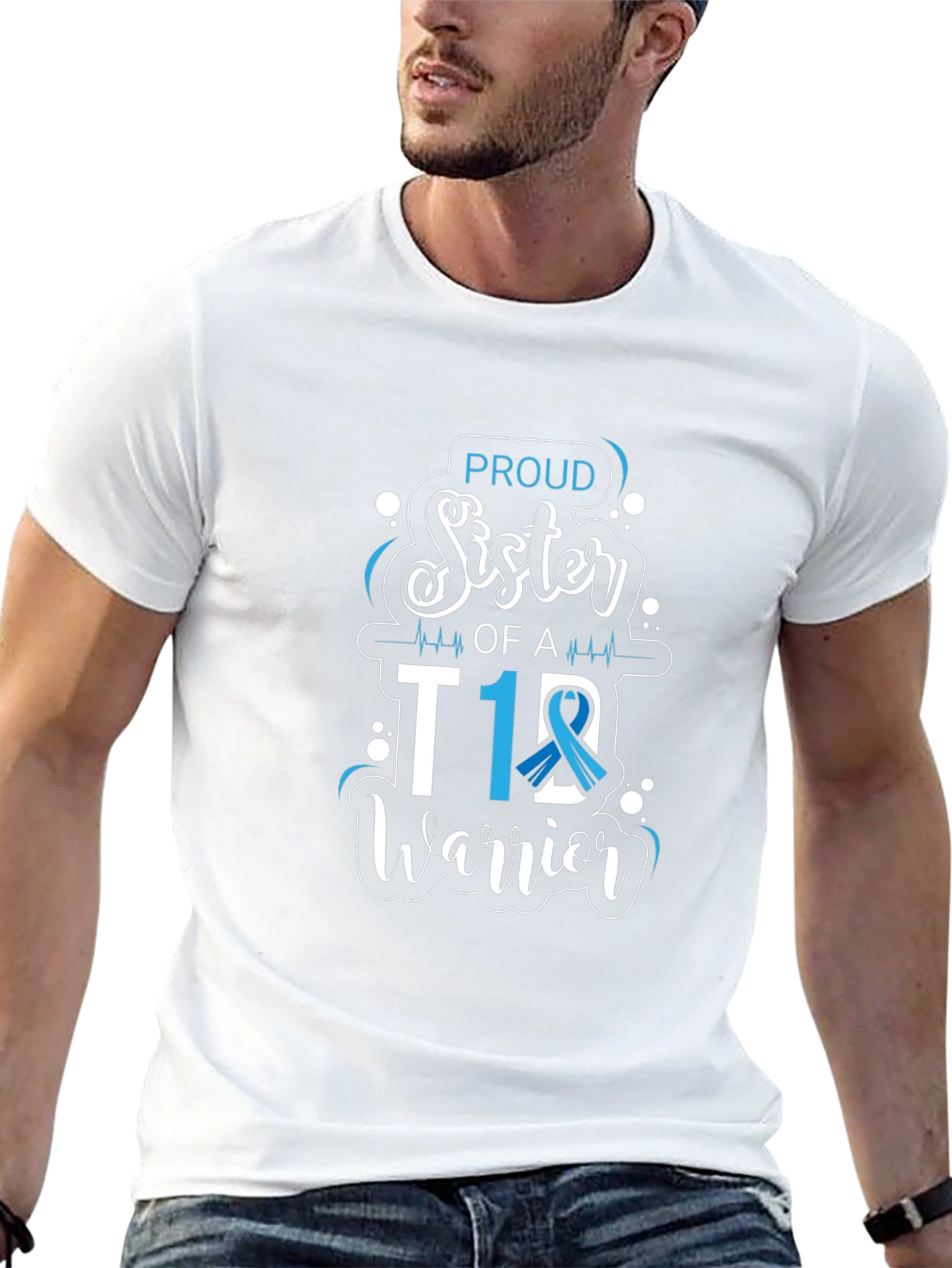 Proud Sister of a T1D Warrior T-Shirt