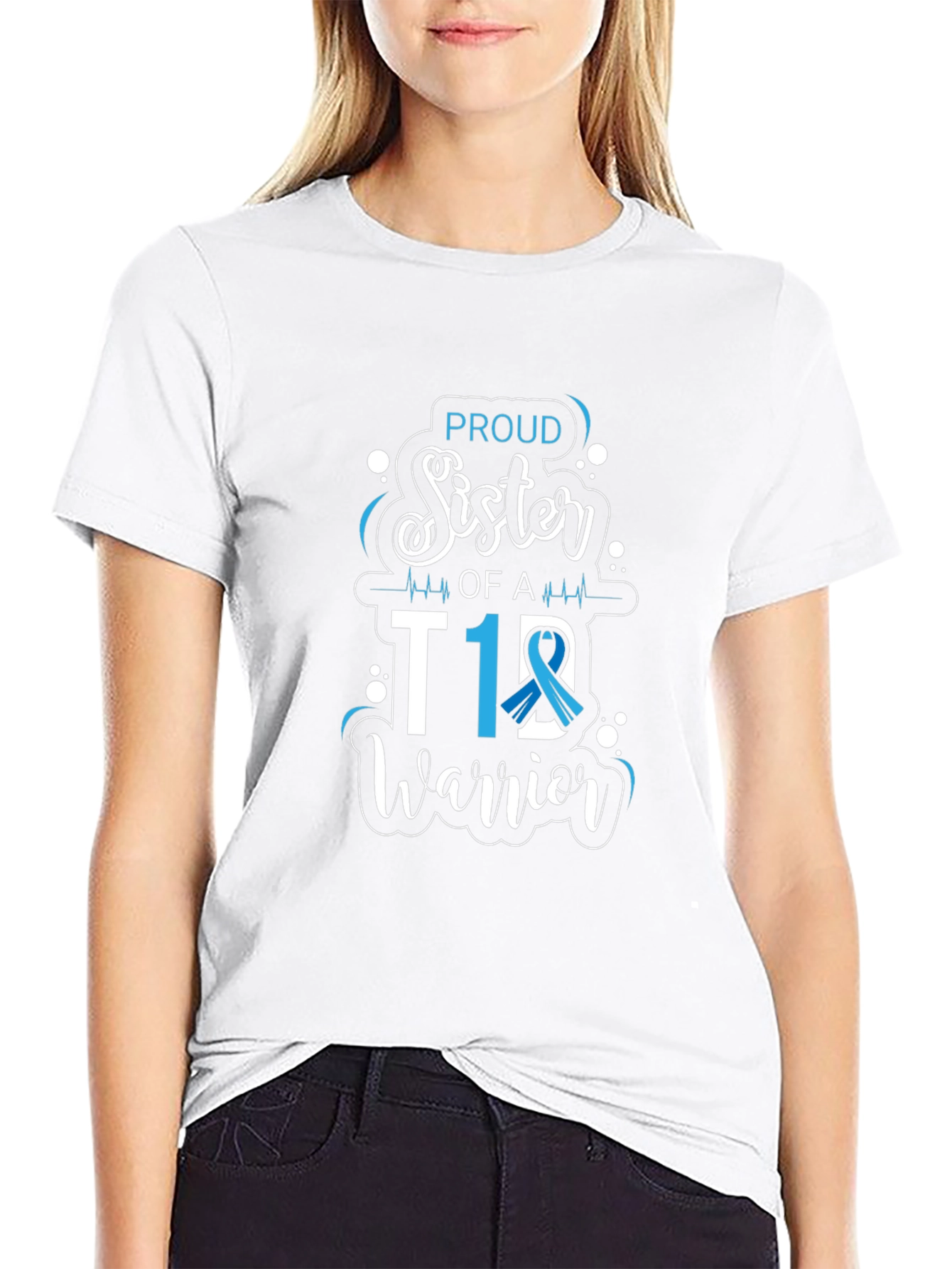Proud Sister of a T1D Warrior T-Shirt