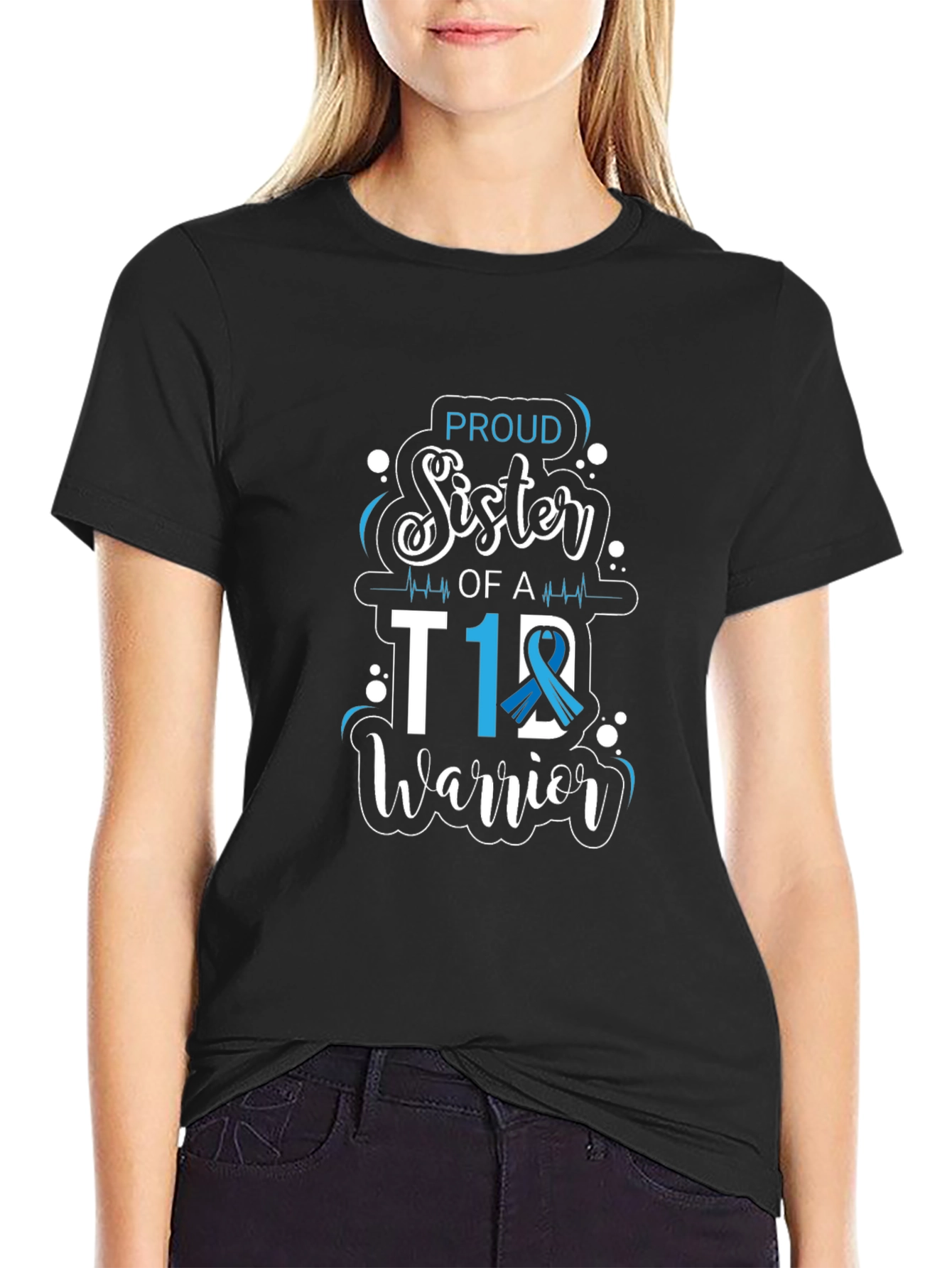 Proud Sister of a T1D Warrior T-Shirt