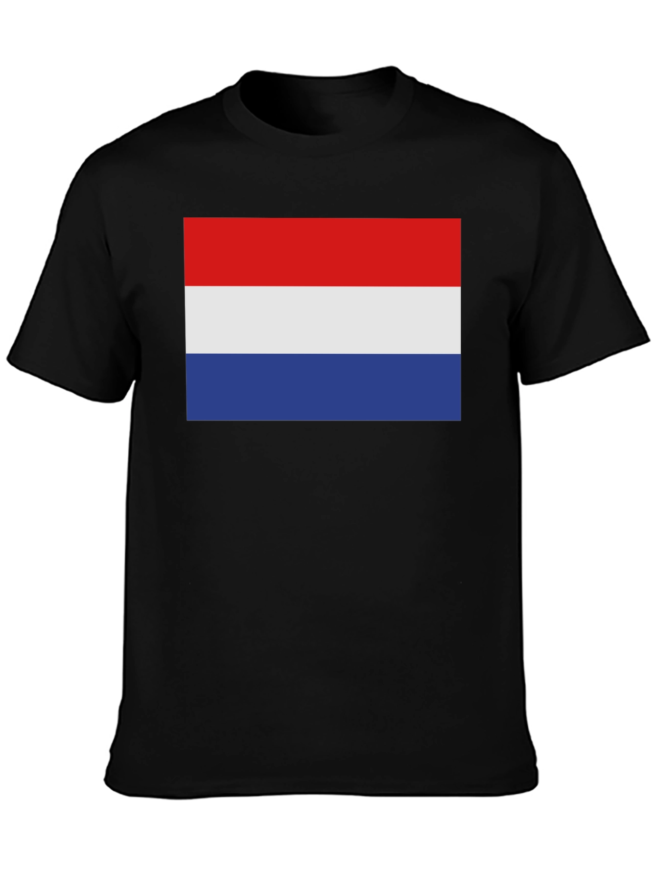 Netherlands Flag T-Shirt - Black