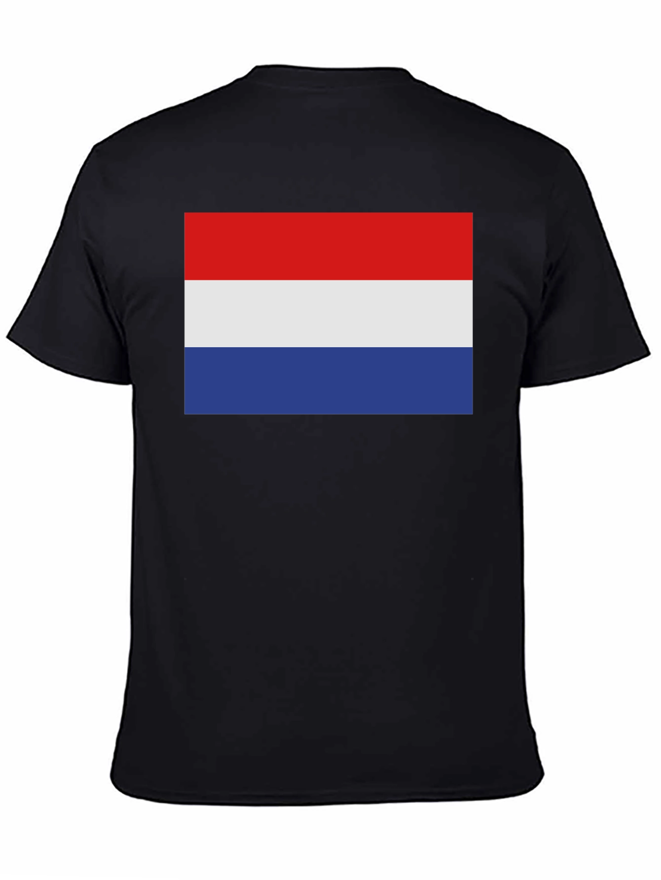 Netherlands Flag T-Shirt - Black