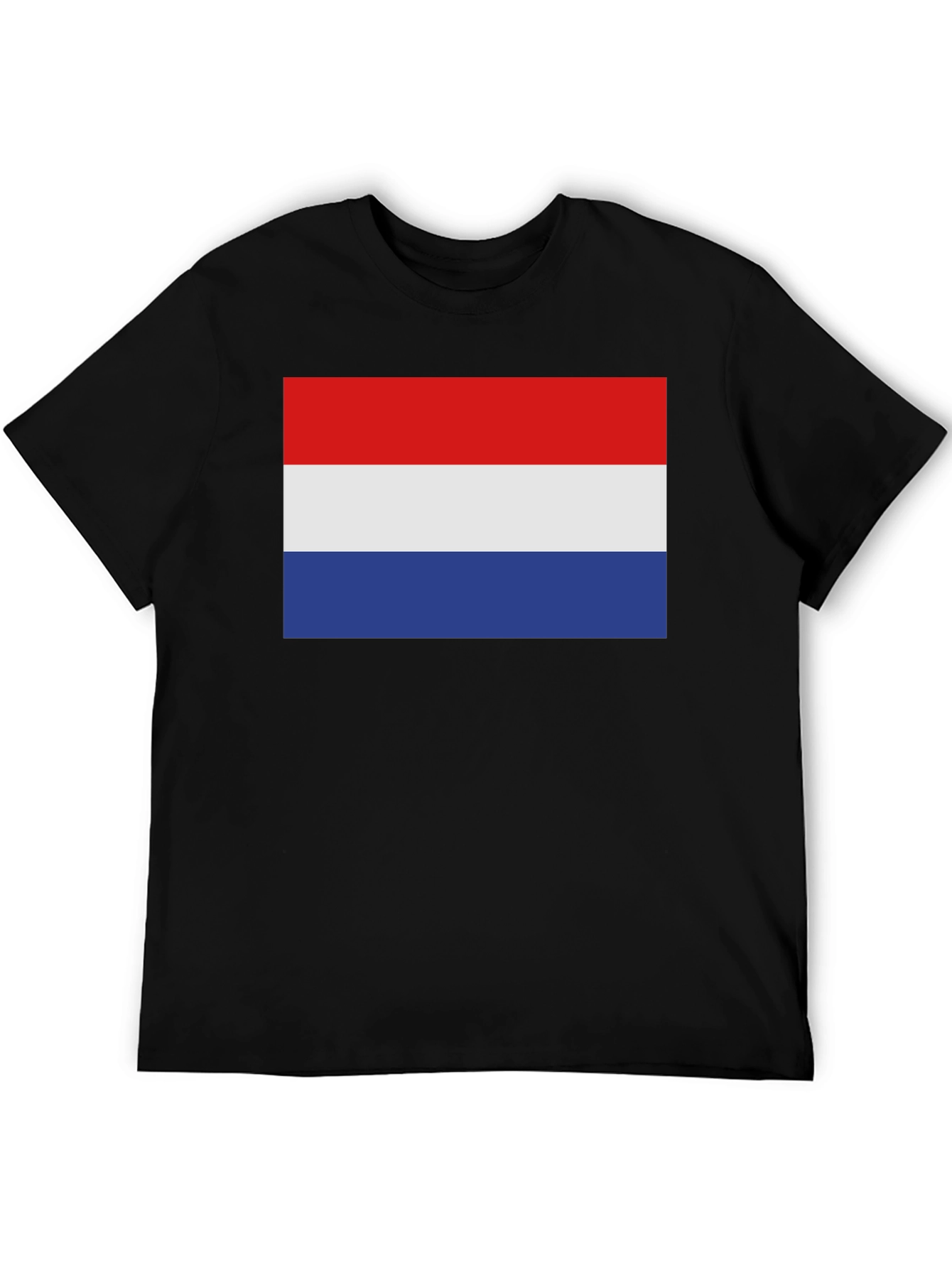 Netherlands Flag T-Shirt - Black