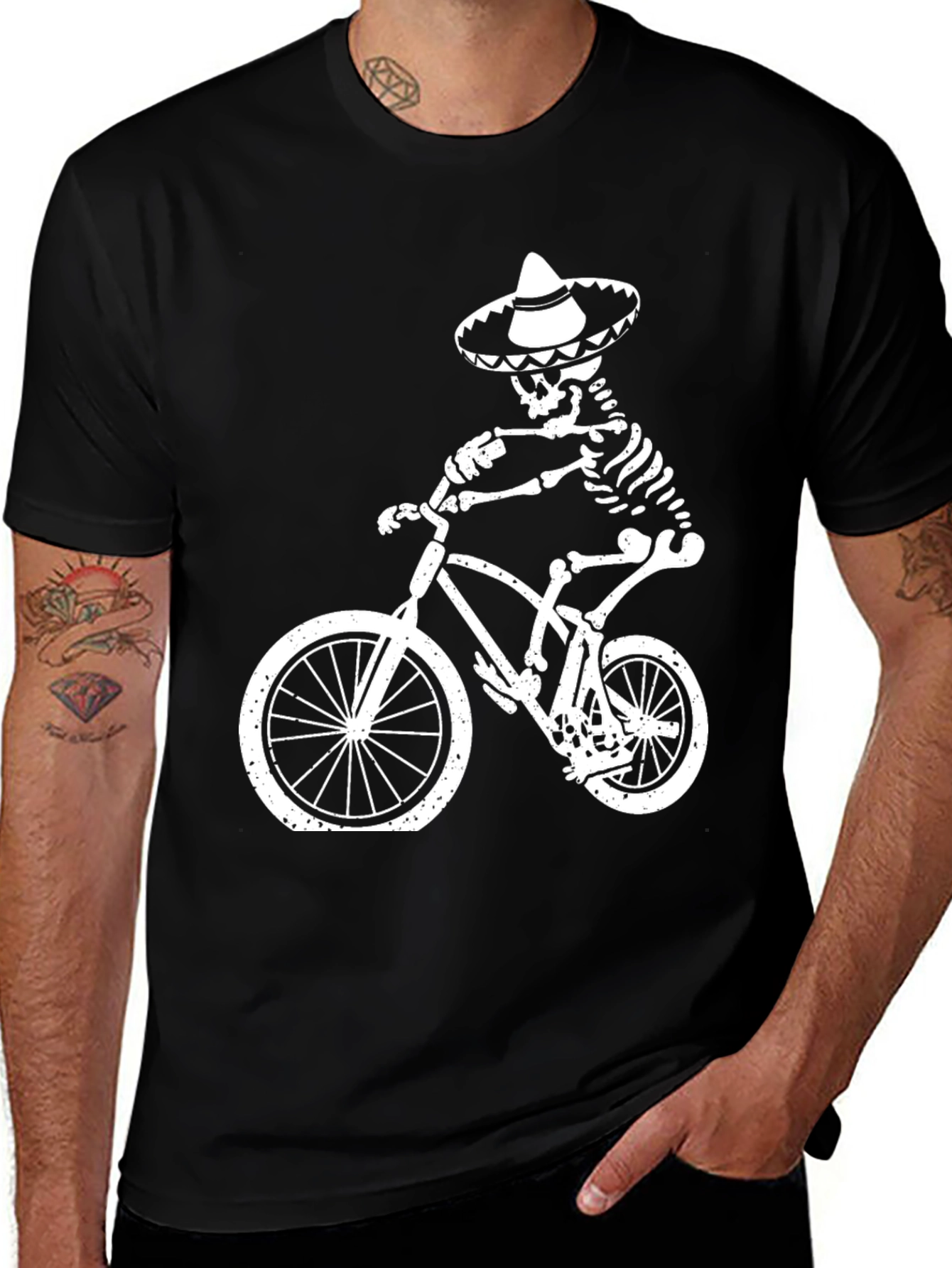 Skeleton Biker T-Shirt