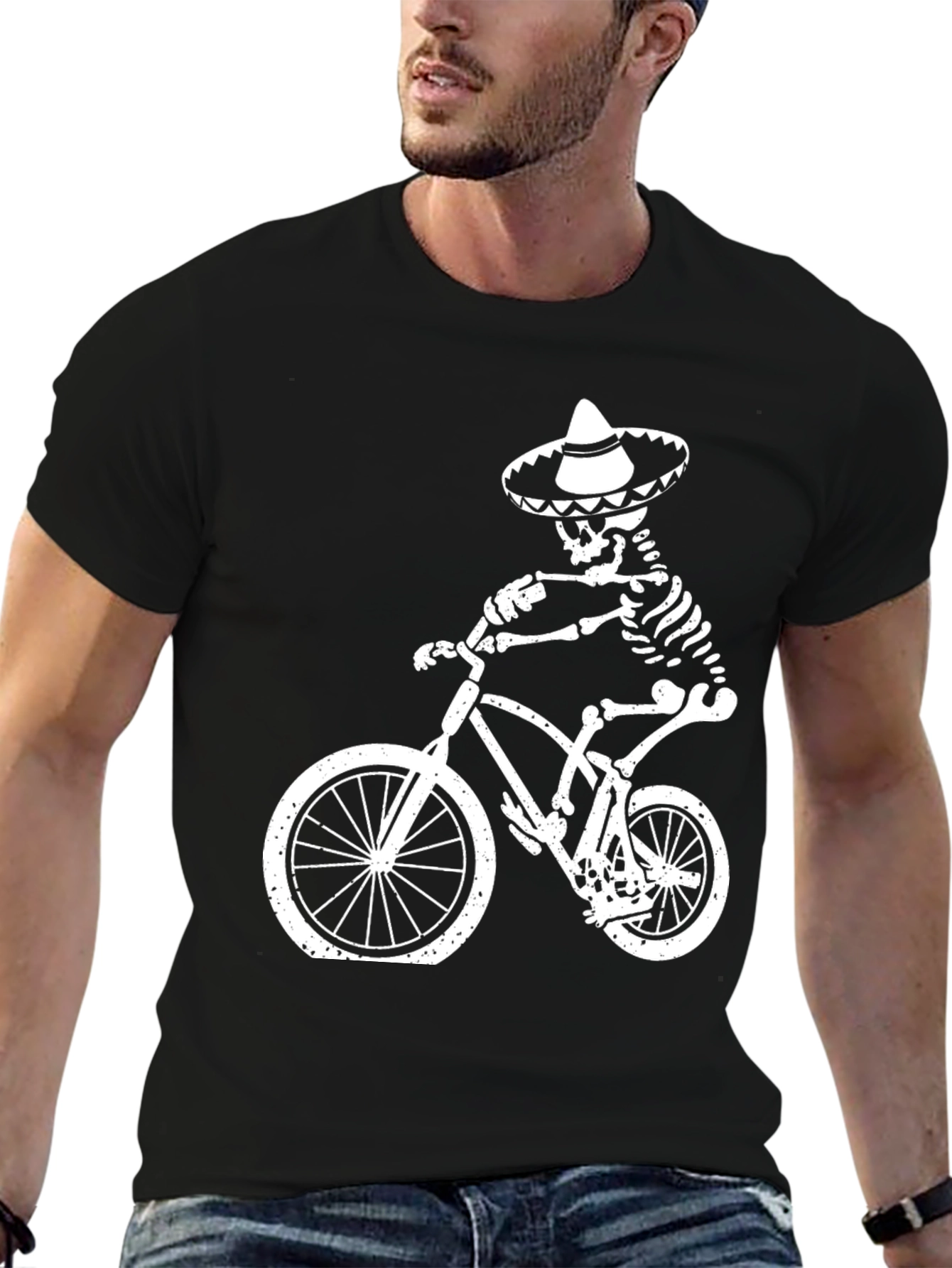 Skeleton Biker T-Shirt