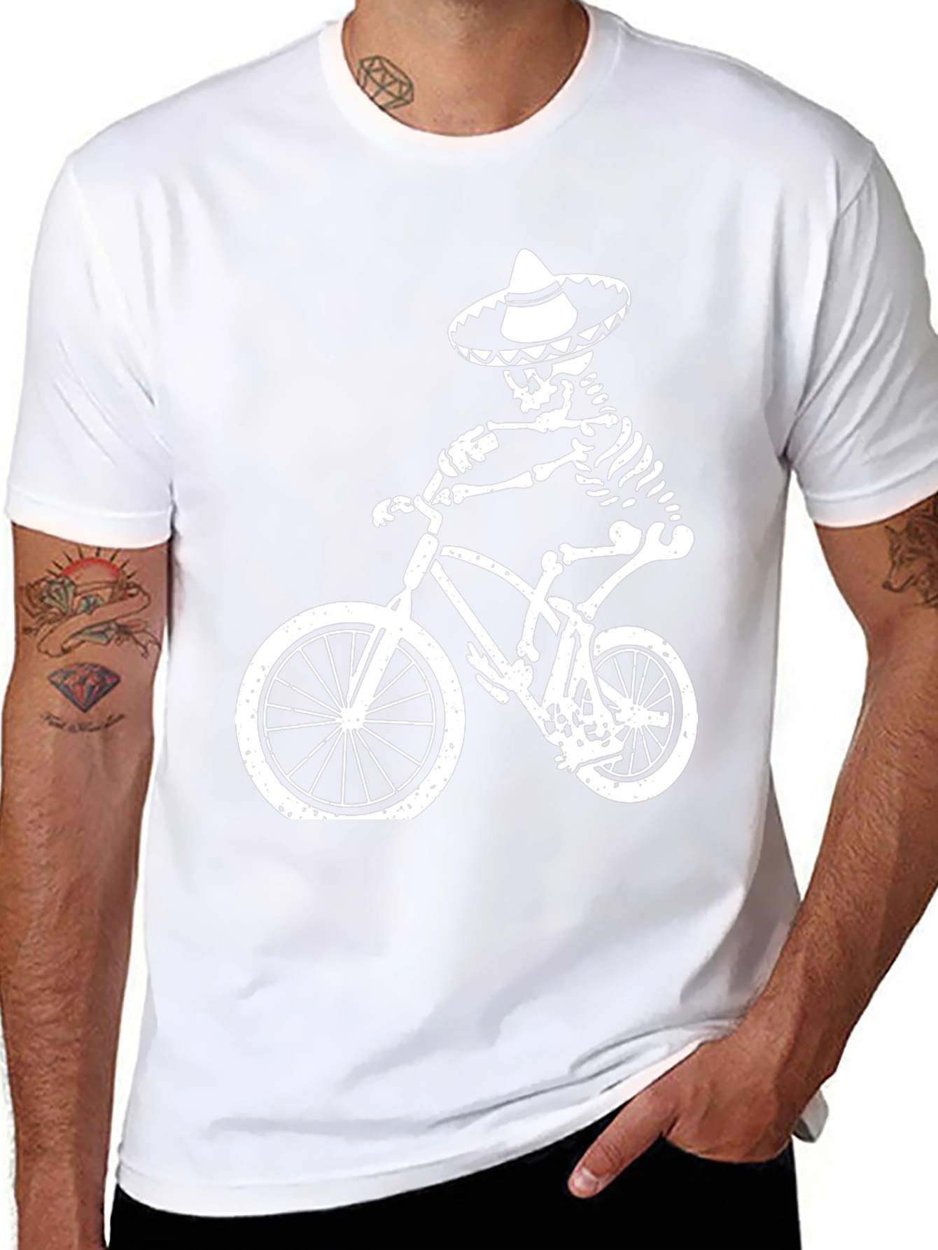 Skeleton Biker T-Shirt