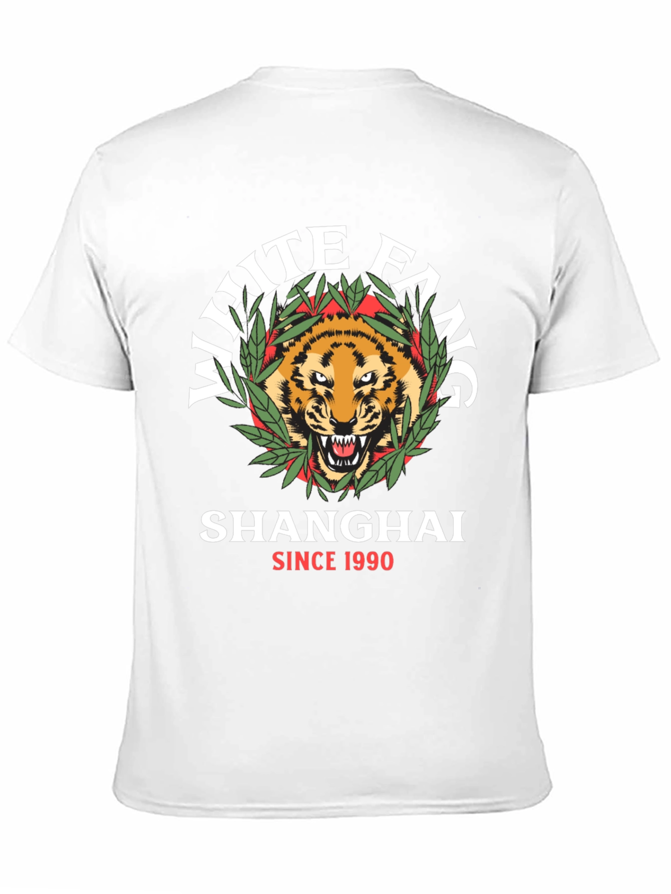 White Fang Shanghai Tiger Graphic Tee
