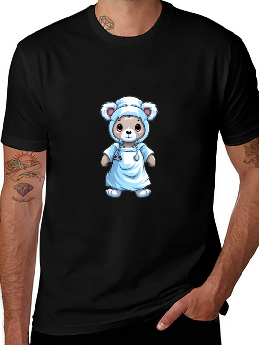 Nurse Bear T-Shirt - Medical Cute Animal Tee