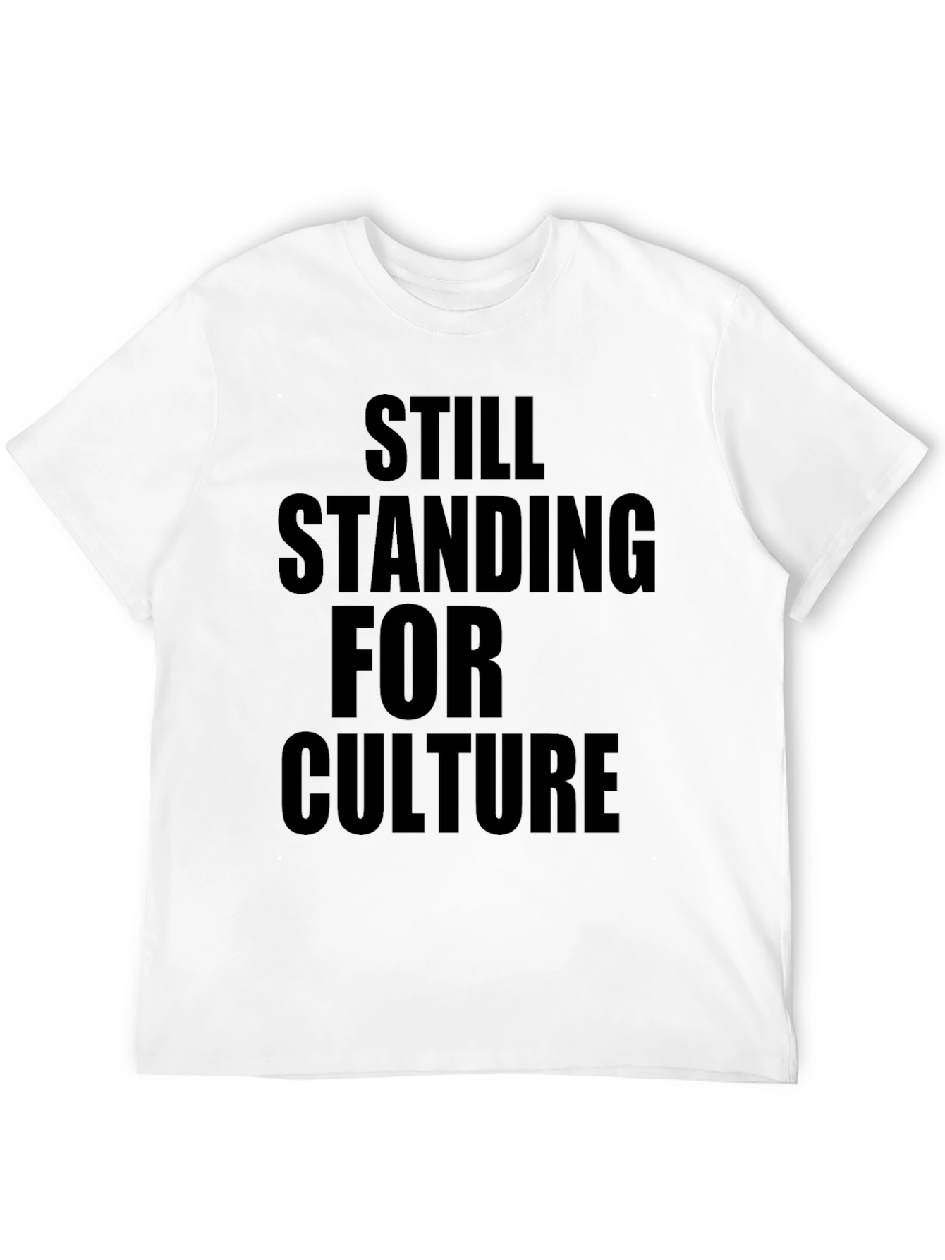 Still Standing for Culture Graphic Tee - Black