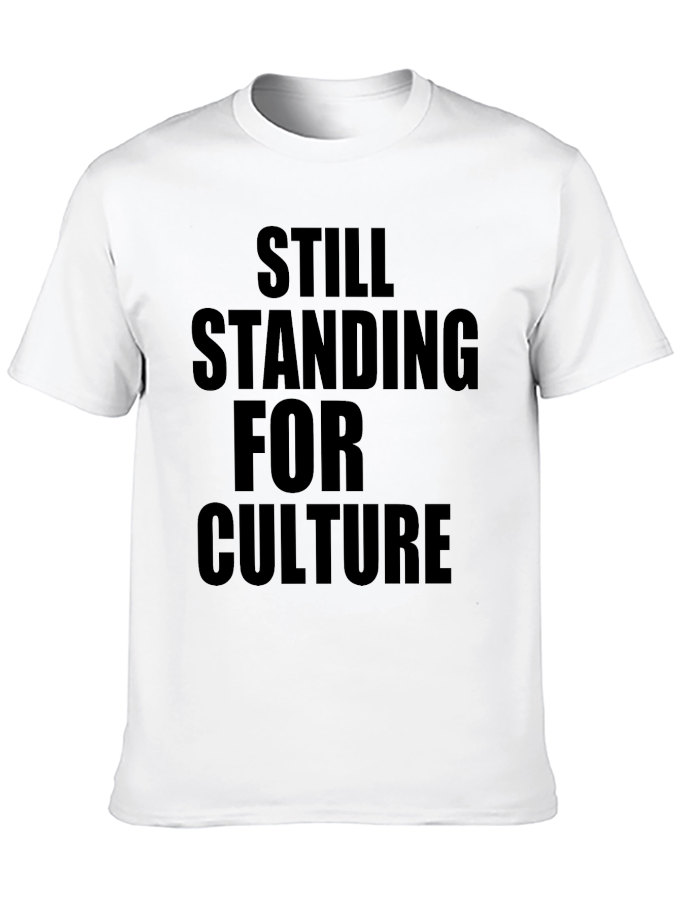 Still Standing for Culture Graphic Tee - Black