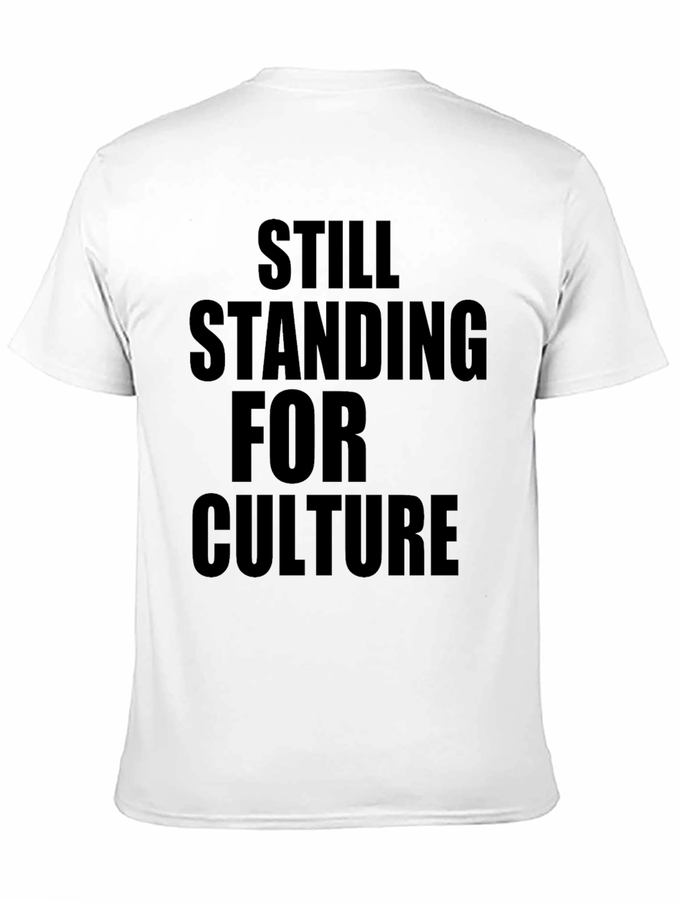Still Standing for Culture Graphic Tee - Black
