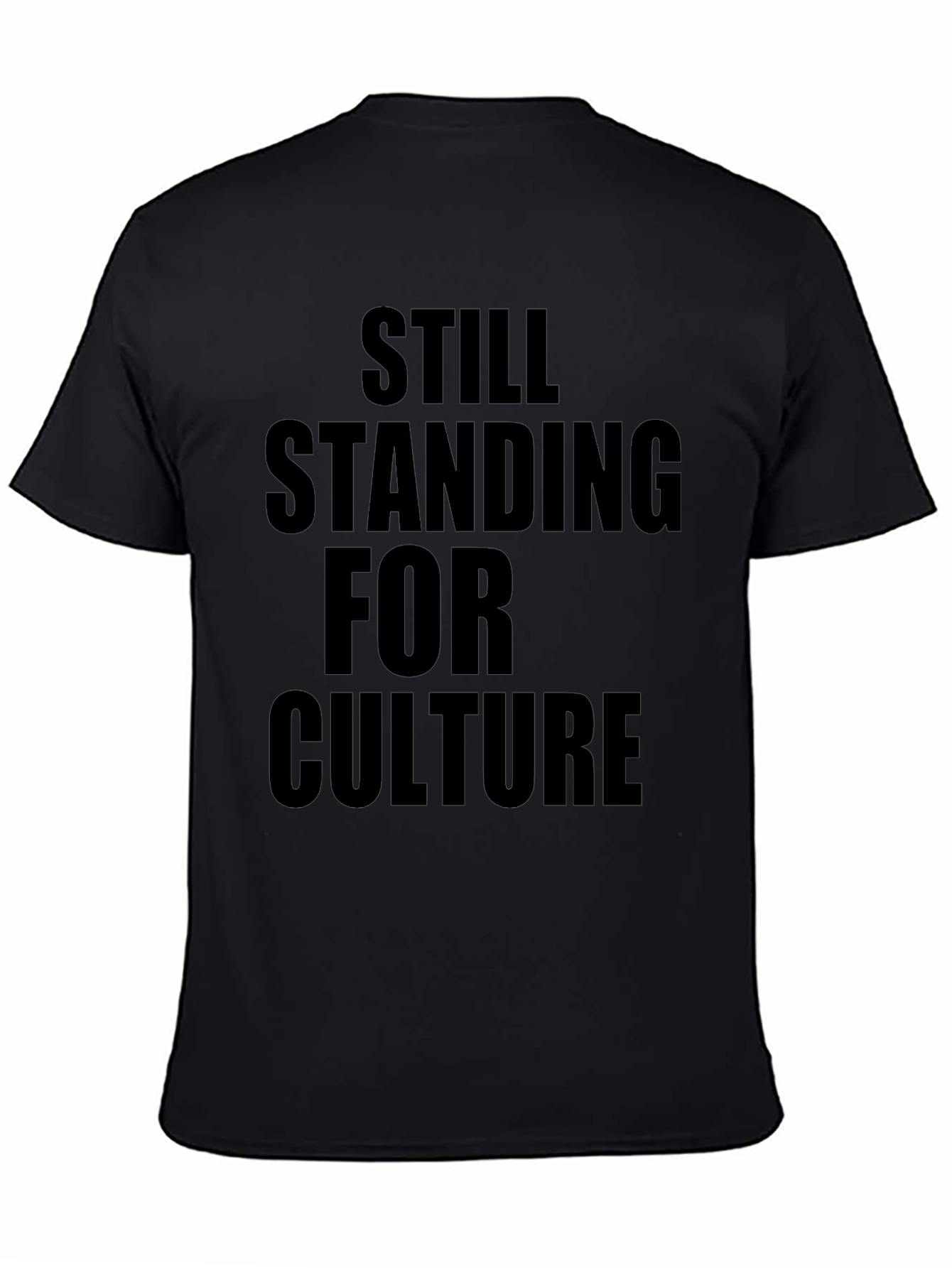 Still Standing for Culture Graphic Tee - Black