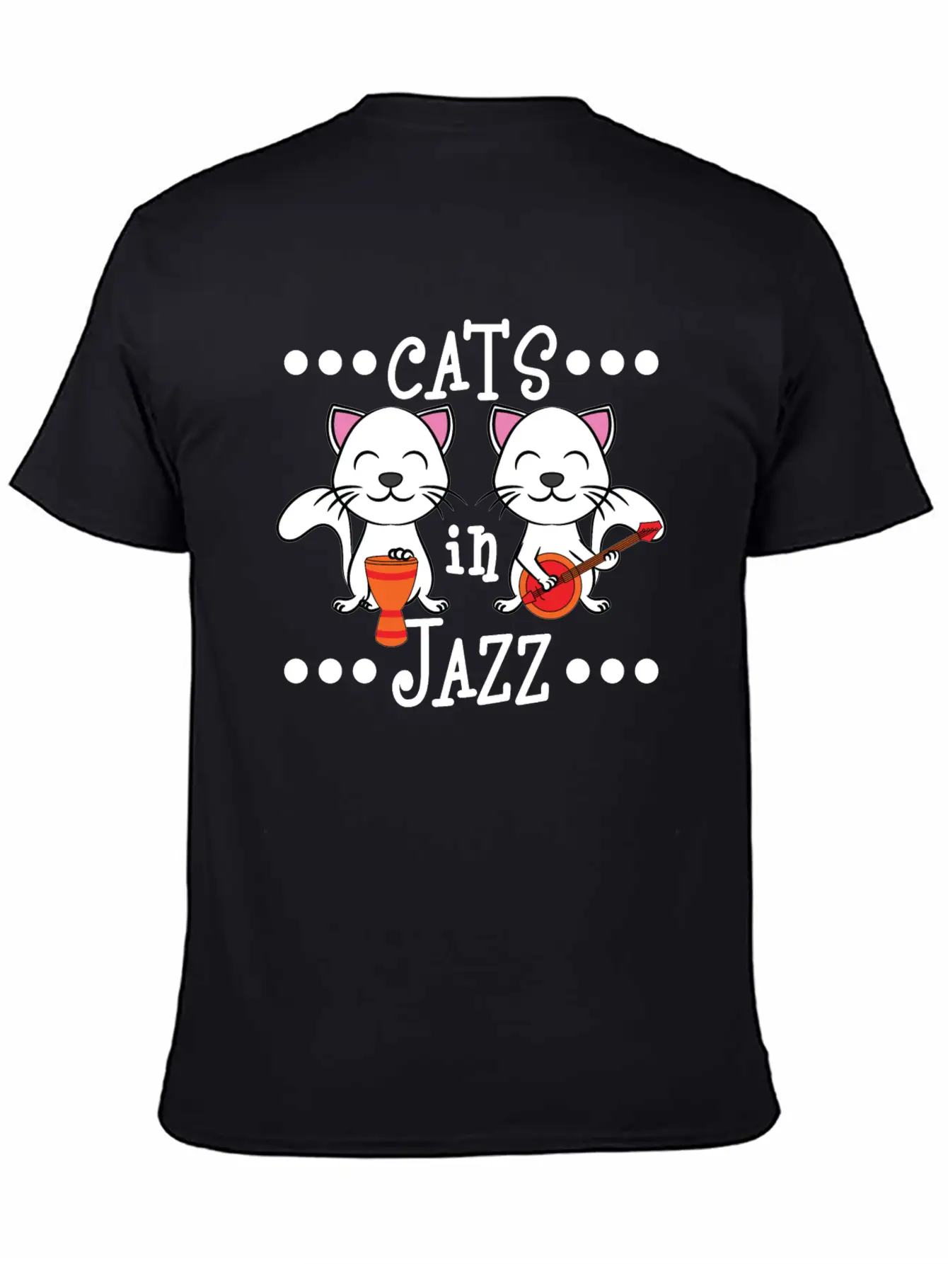 A Cute Cat Tee For Animal And Music Lovers Saying Soft Cotton Short Sleeve Tee – Unisex Wardrobe Staple