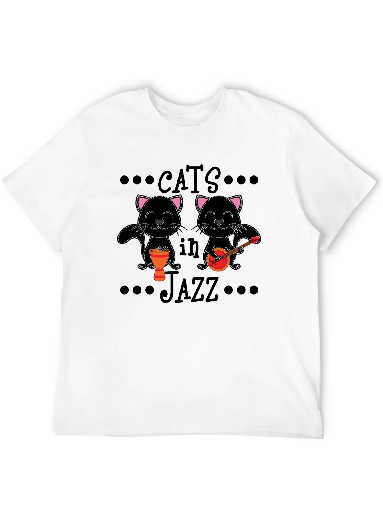 A Cute Cat Tee For Animal And Music Lovers Saying Soft Cotton Short Sleeve Tee – Unisex Wardrobe Staple