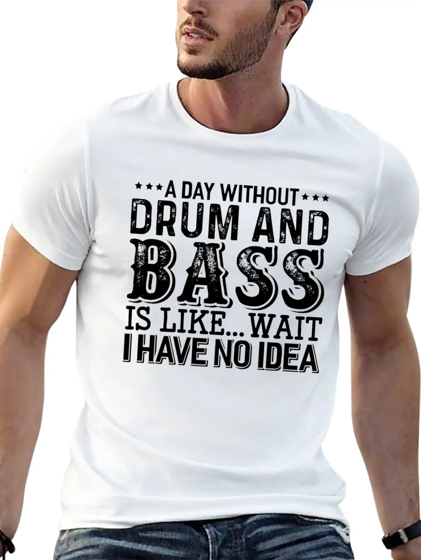A Day Without Drum And Bass Soft Cotton Short Sleeve Tee – Unisex Wardrobe Staple