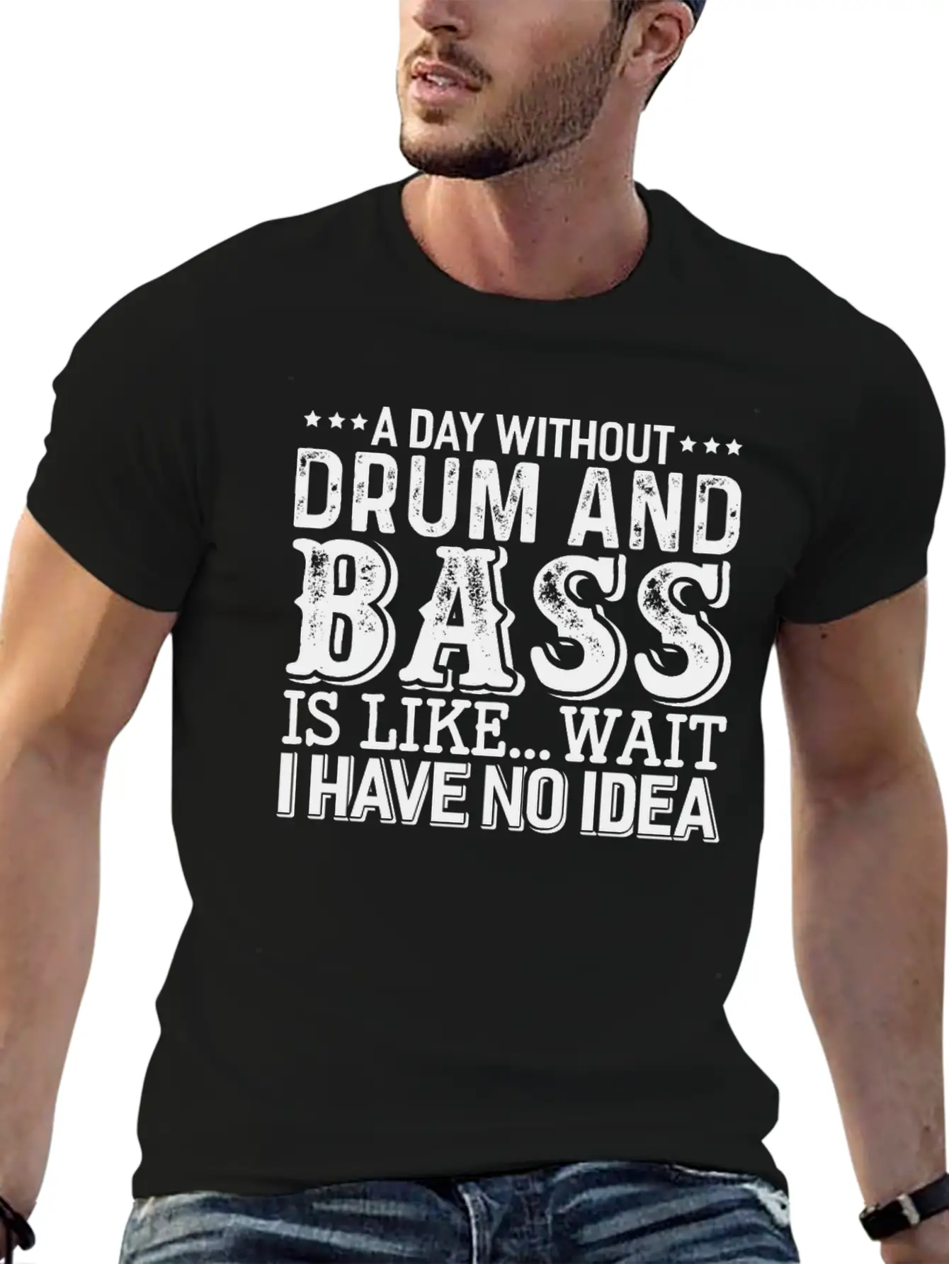 A Day Without Drum And Bass Soft Cotton Short Sleeve Tee – Unisex Wardrobe Staple