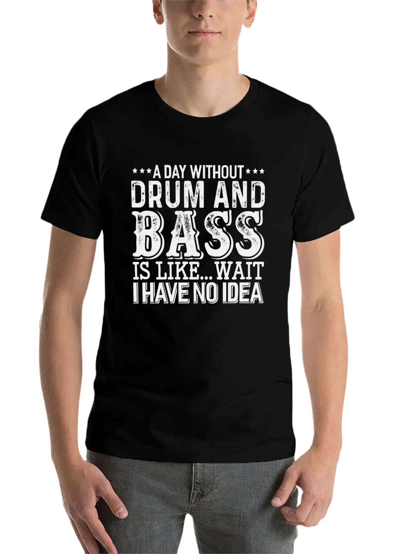 A Day Without Drum And Bass Soft Cotton Short Sleeve Tee – Unisex Wardrobe Staple