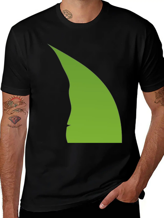 A FACE IN A TREE LEAF Unisex Casual T-Shirt – Clean Design For Daily Comfort
