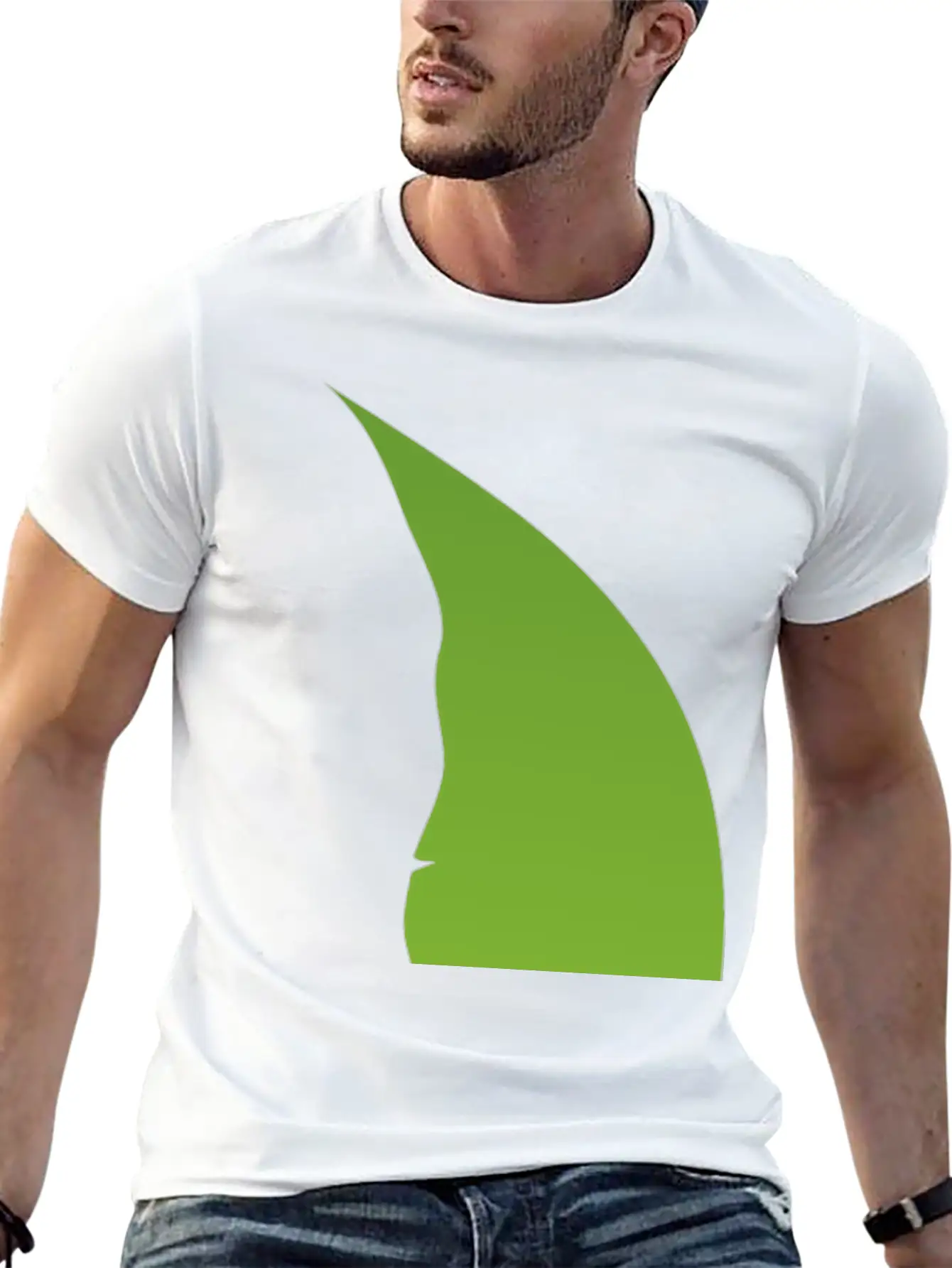 A FACE IN A TREE LEAF Unisex Casual T-Shirt – Clean Design For Daily Comfort