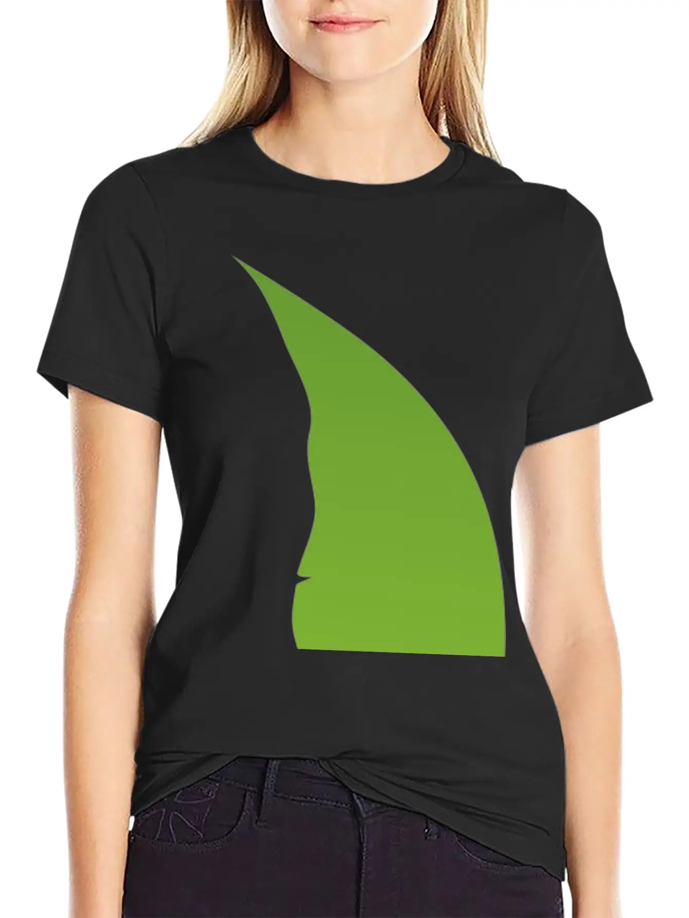 A FACE IN A TREE LEAF Unisex Casual T-Shirt – Clean Design For Daily Comfort