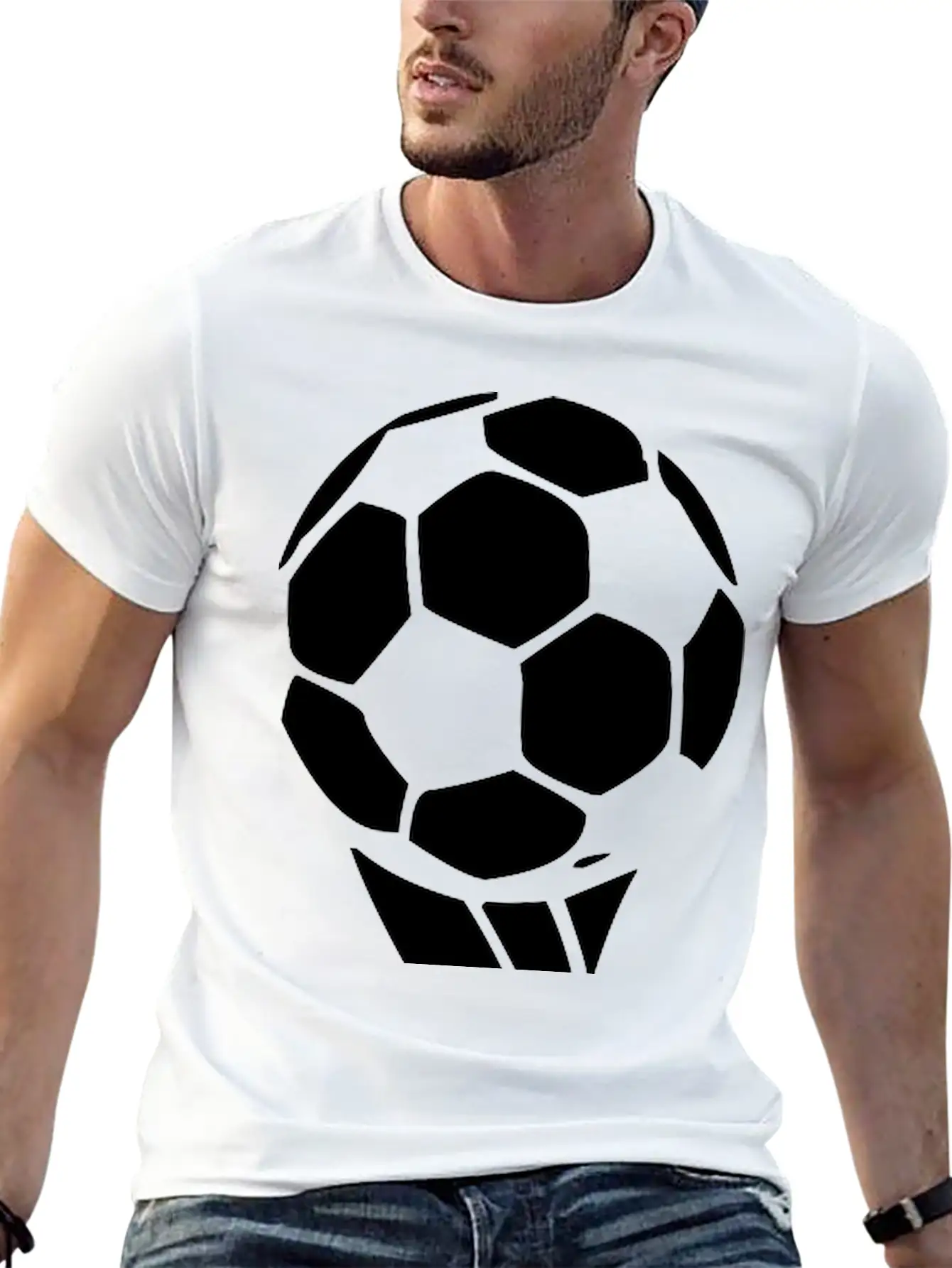 A Football Trophy Unisex Casual T-Shirt – Clean Design For Daily Comfort