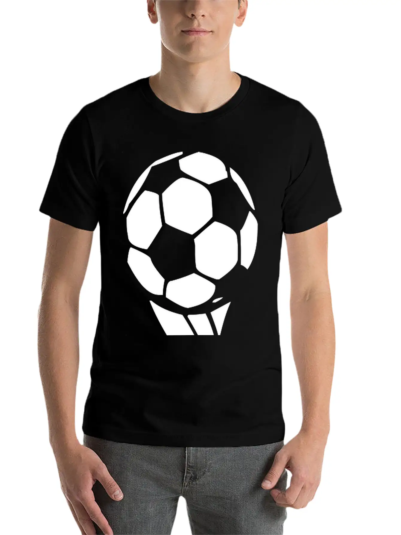 A Football Trophy Unisex Casual T-Shirt – Clean Design For Daily Comfort