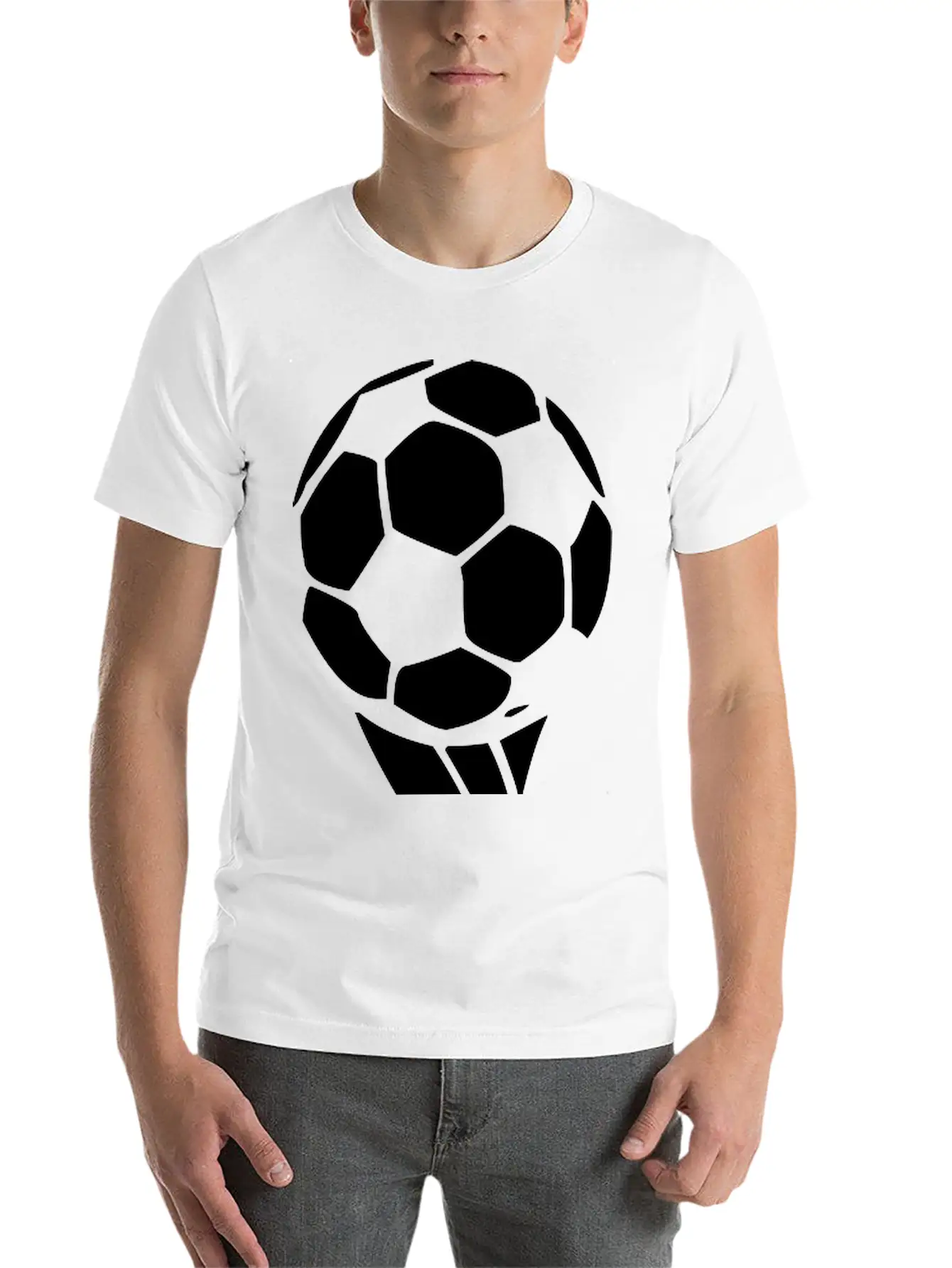 A Football Trophy Unisex Casual T-Shirt – Clean Design For Daily Comfort