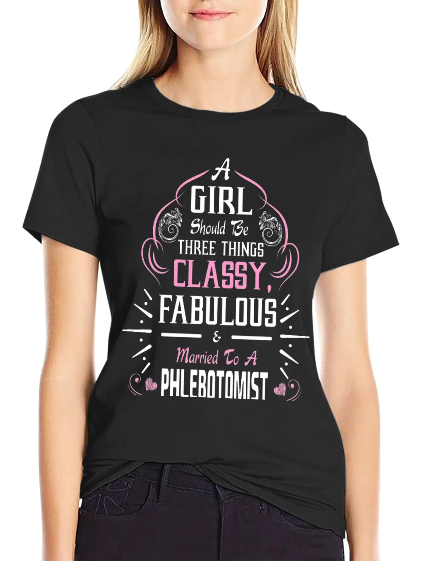 A Girl Should Be Three Things Classy Fabulous & Modern Fit Casual T-Shirt – Clean And Versatile Design