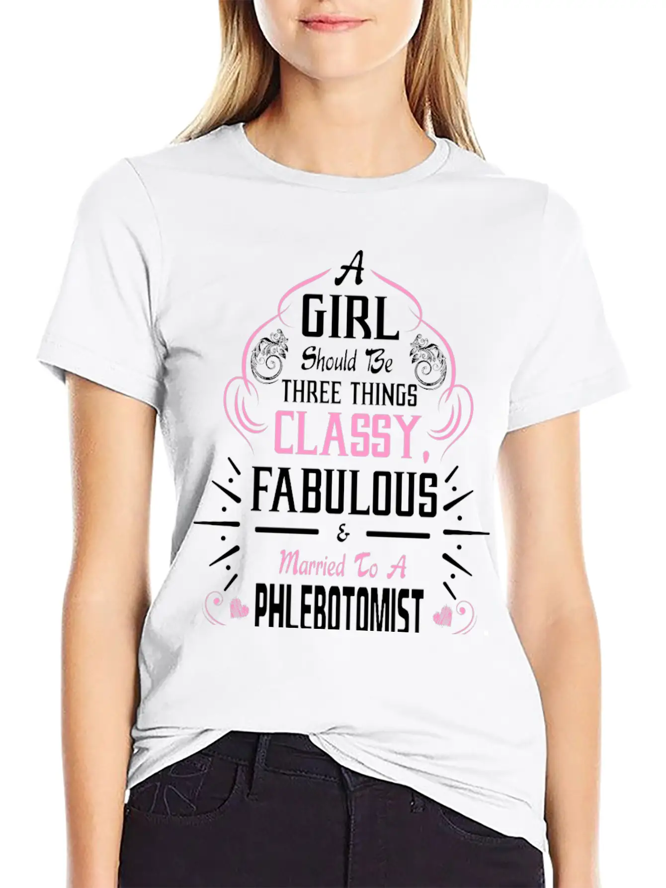 A Girl Should Be Three Things Classy Fabulous & Modern Fit Casual T-Shirt – Clean And Versatile Design