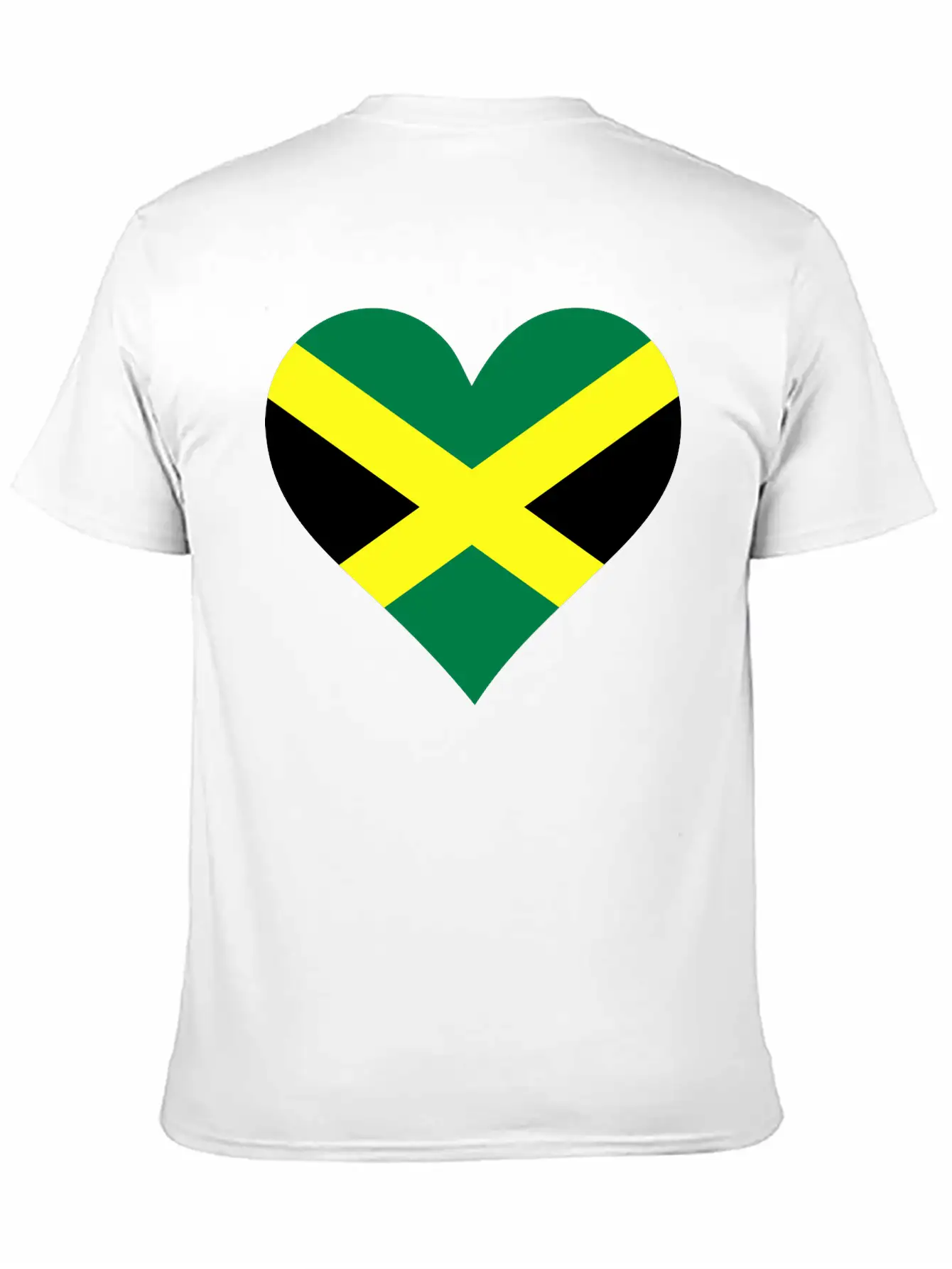 A Heart For Jamaica Lightweight Cotton T-Shirt – Daily Comfort Graphic Shirt