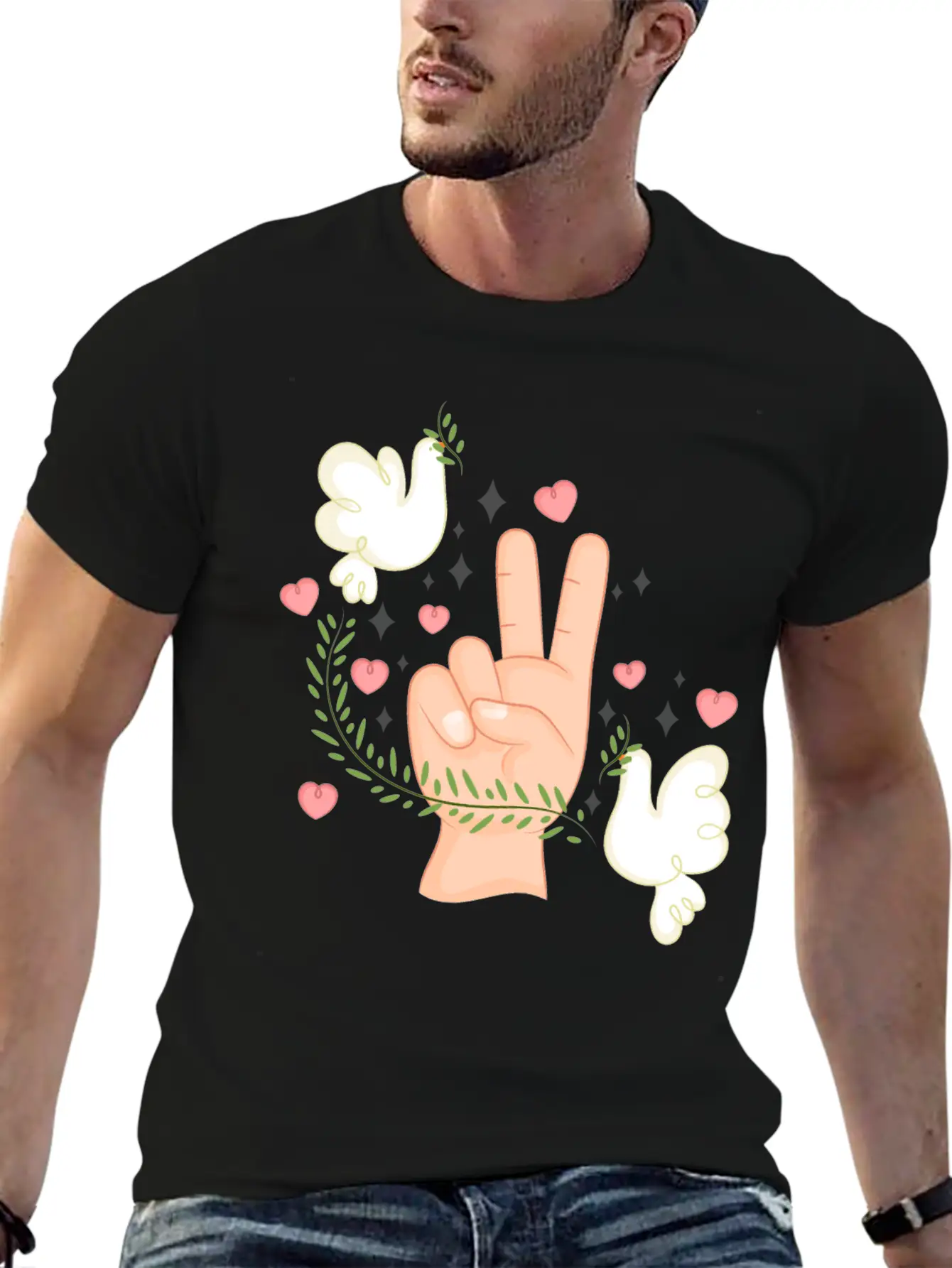 A Journey Towards Inner And Global Peace Stylish Everyday T-Shirt – Unisex Basic Cotton Tee