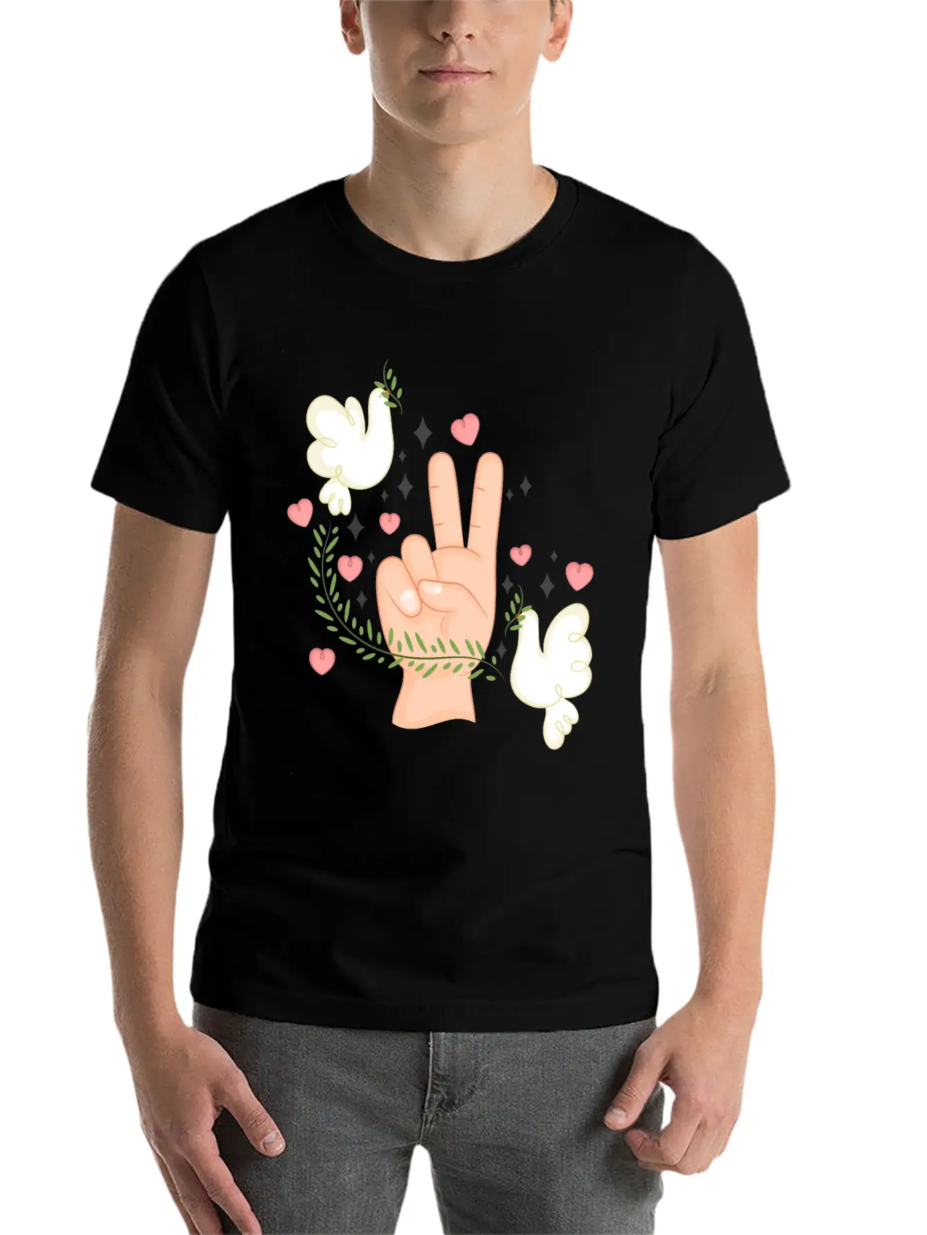 A Journey Towards Inner And Global Peace Stylish Everyday T-Shirt – Unisex Basic Cotton Tee