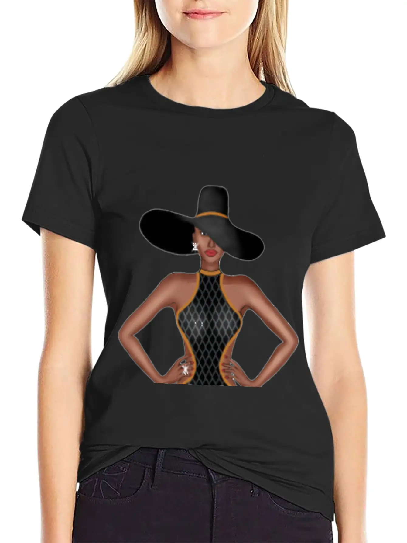 A Lady With Attitude Relaxed Everyday Tee – Lightweight And Durable Cotton