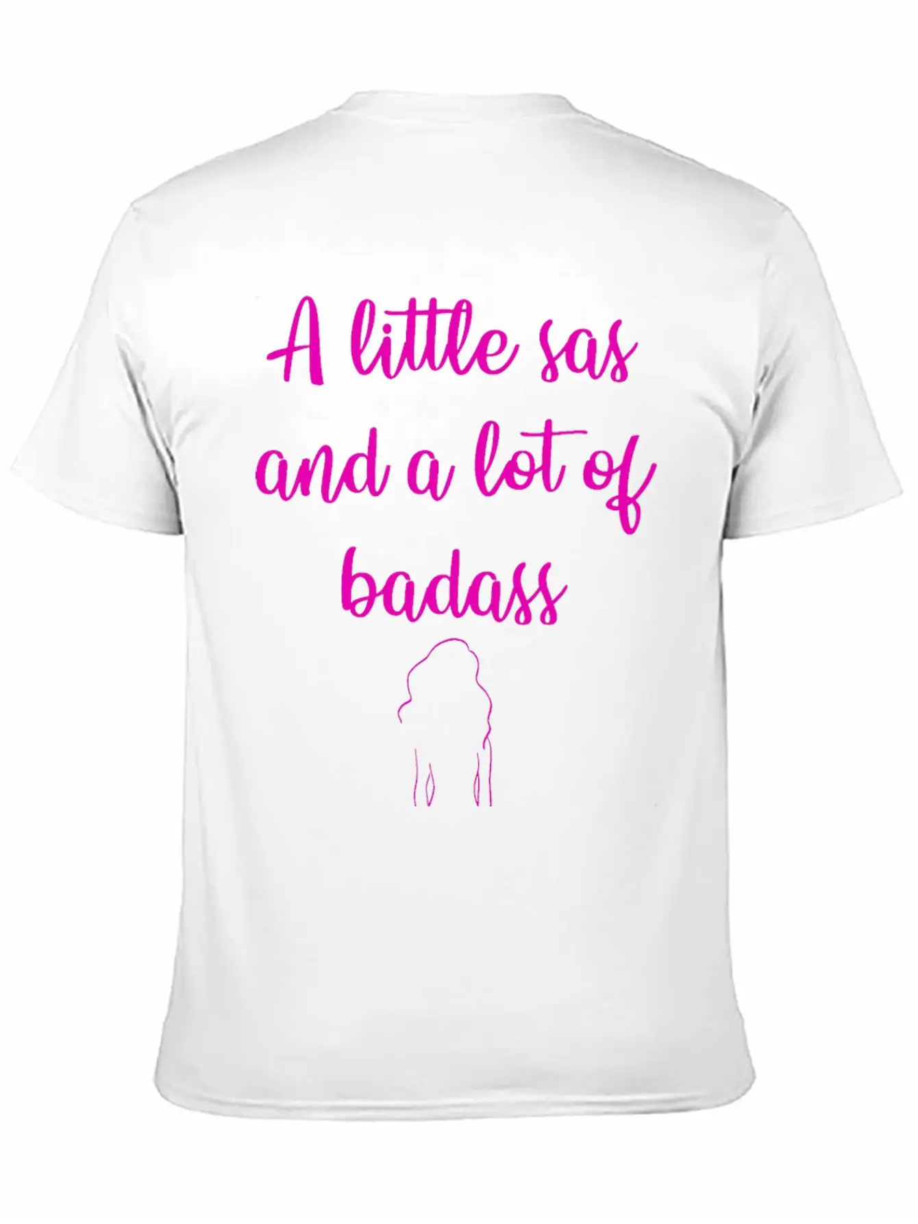 A Little Sas, A Lot Of Badass. Sassy Since Birth. Soft Cotton Short Sleeve Tee – Unisex Wardrobe Staple