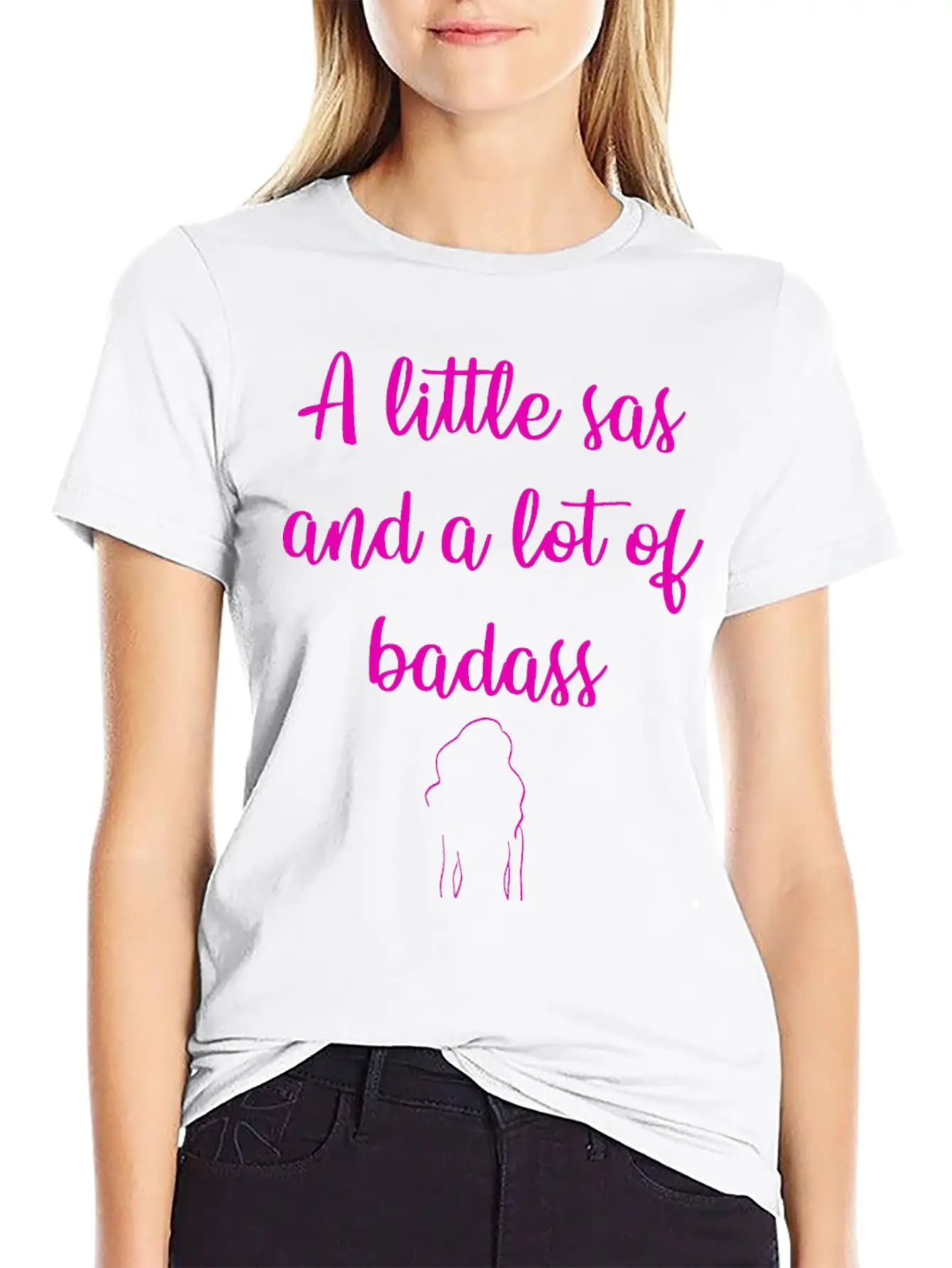 A Little Sas, A Lot Of Badass. Sassy Since Birth. Soft Cotton Short Sleeve Tee – Unisex Wardrobe Staple
