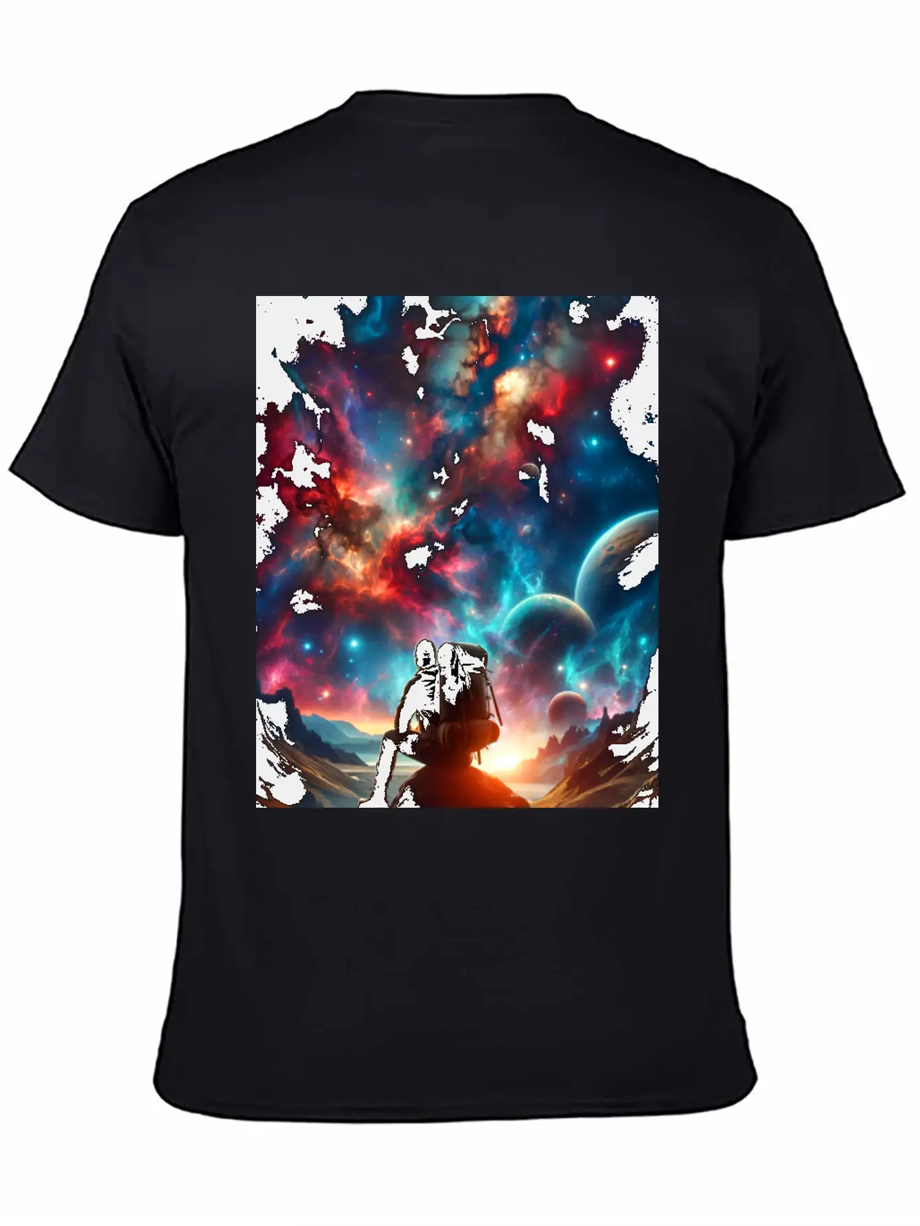 A Lonely Journey In The Embrace Of Infinity. Unisex Casual T-Shirt – Clean Design For Daily Comfort