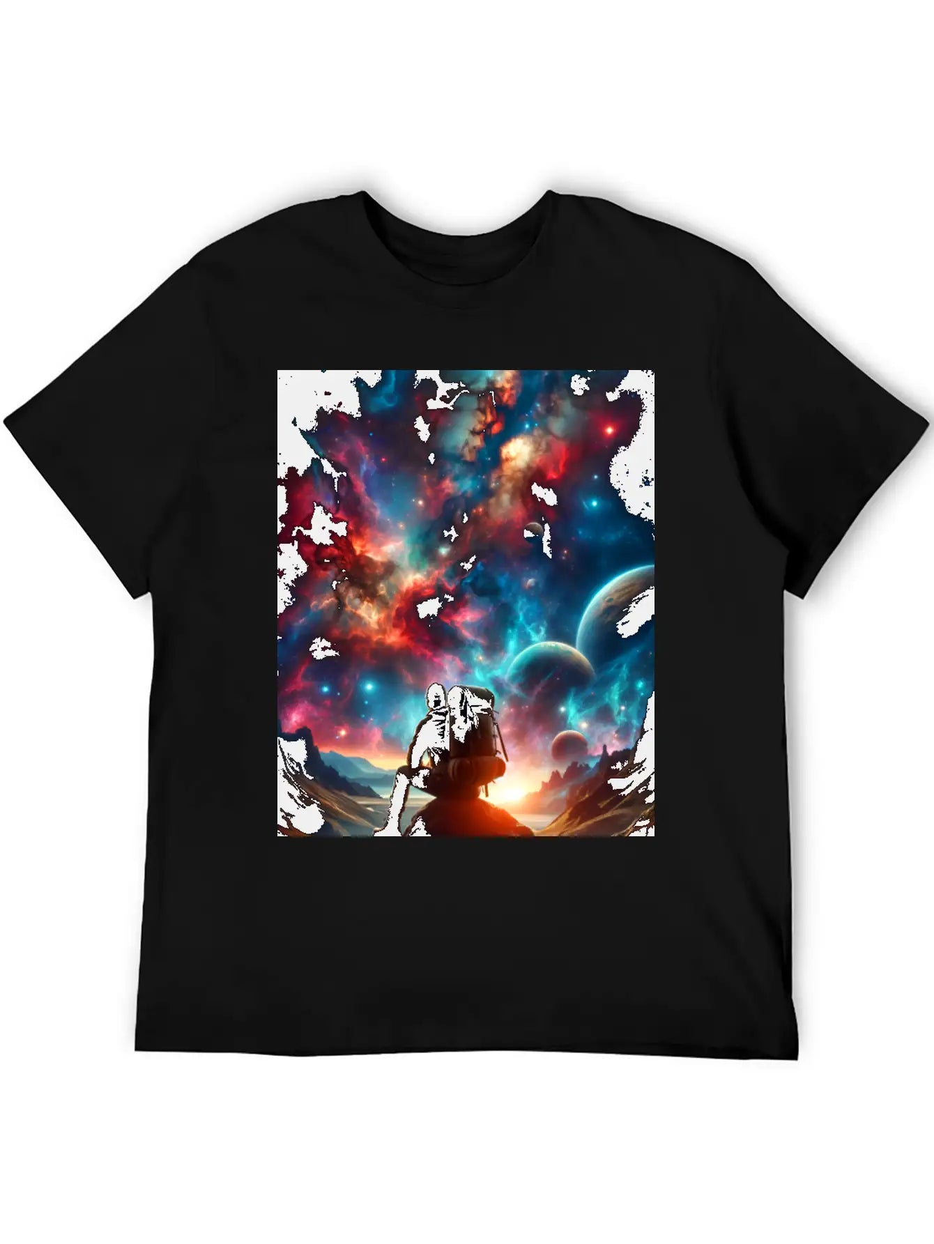 A Lonely Journey In The Embrace Of Infinity. Unisex Casual T-Shirt – Clean Design For Daily Comfort