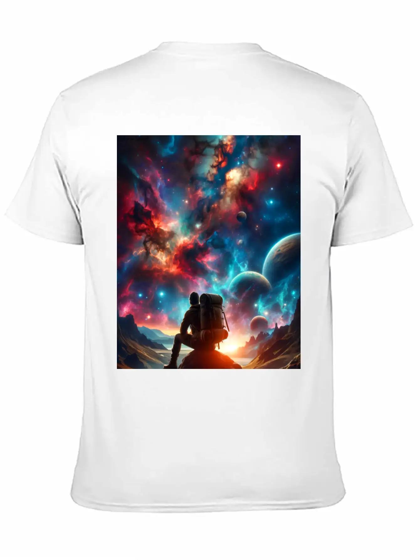 A Lonely Journey In The Embrace Of Infinity. Unisex Casual T-Shirt – Clean Design For Daily Comfort
